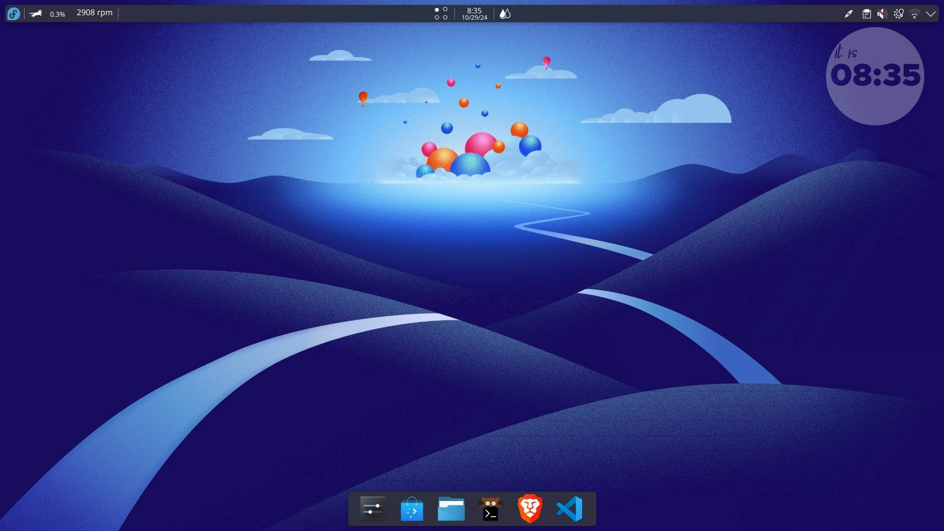 1920x1080 Love the new Fedora 41 Wallpaper