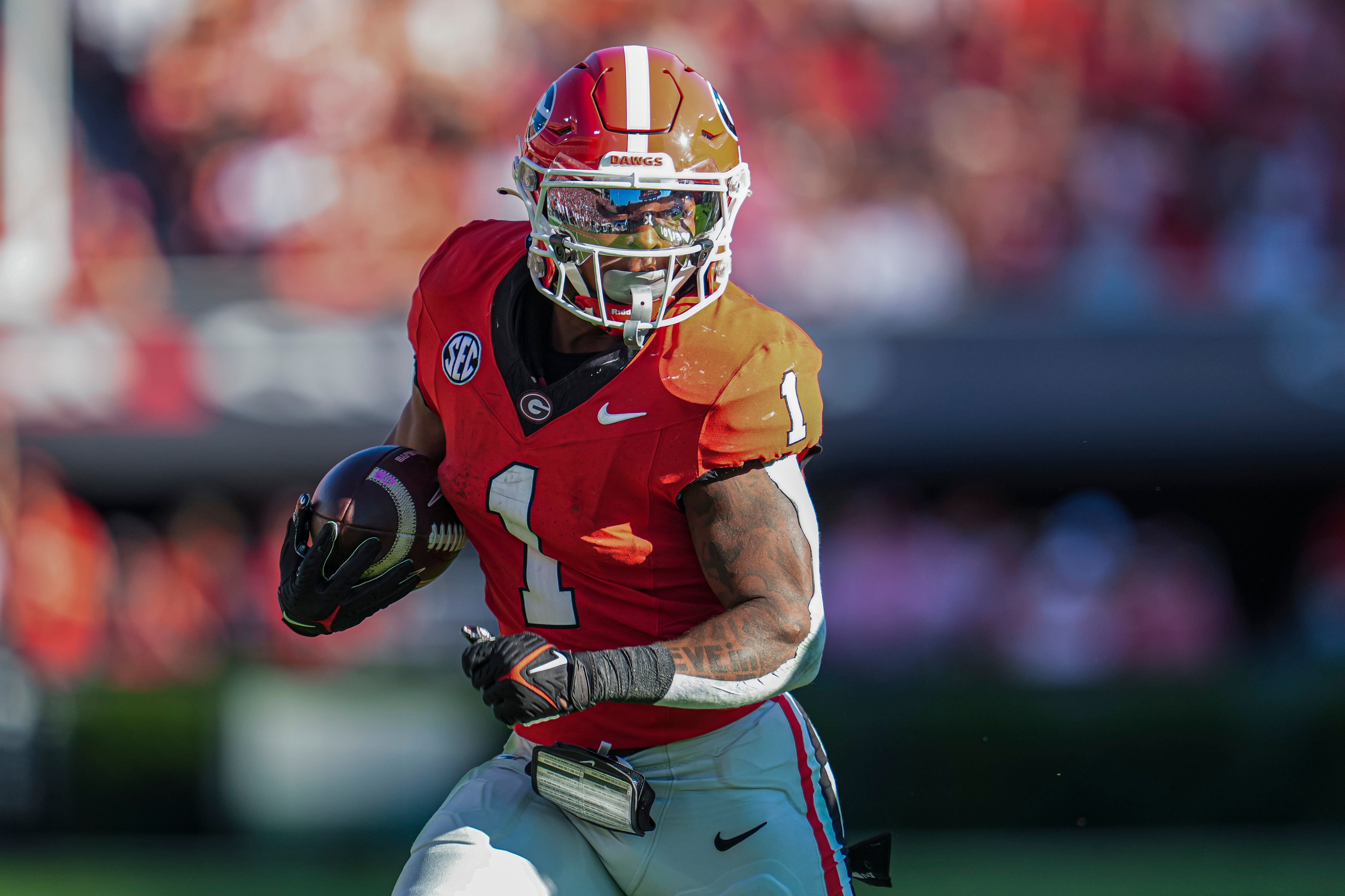 5405x3603 Georgia's Kirby Smart shares solid advice as Trevor Etienne gets set to face his former Florida team