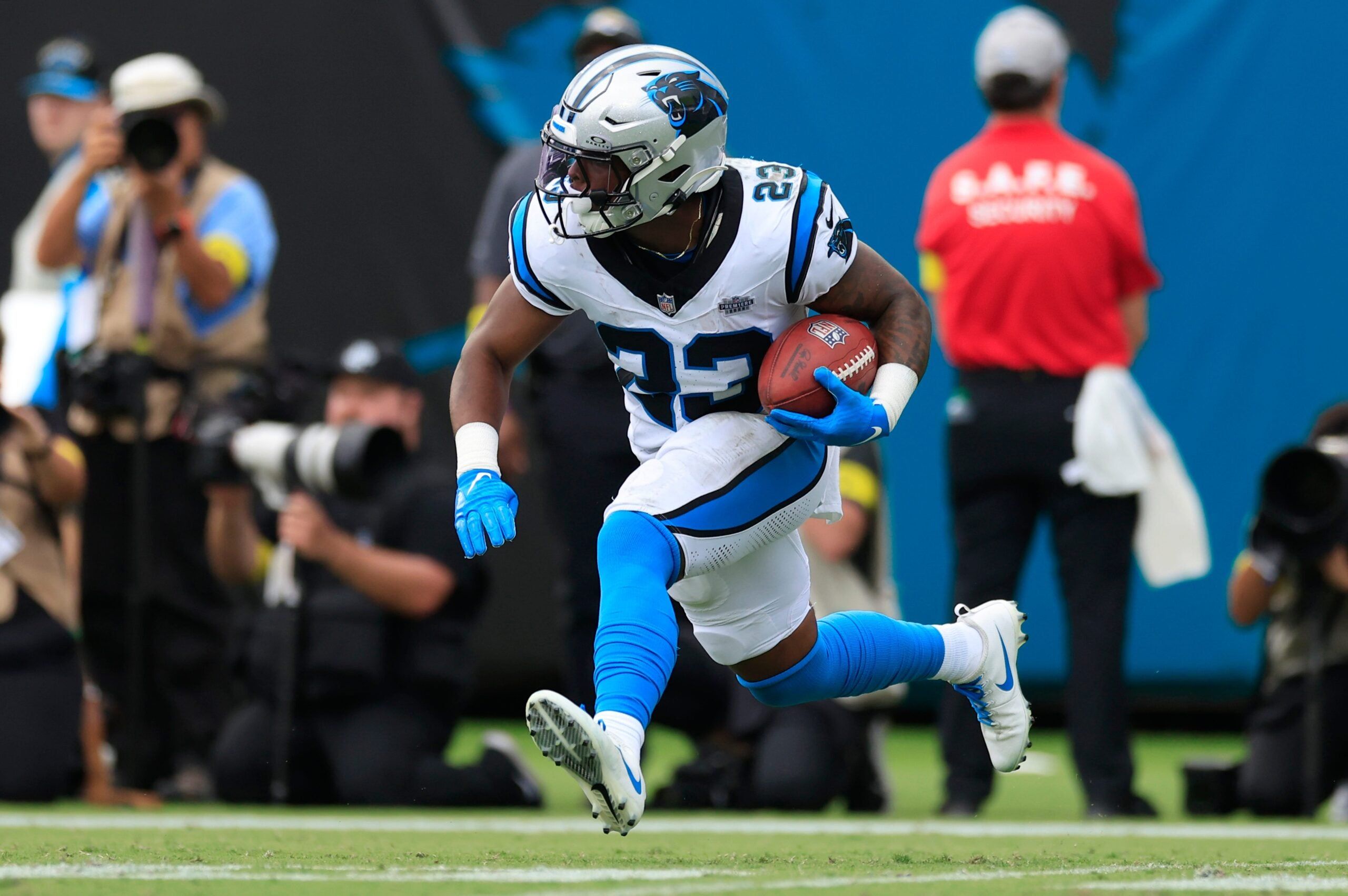 2560x1702 Dave Canales isn't giving up on a recent draft pick fans are ready to write off based on his latest comments at Panthers OTAs