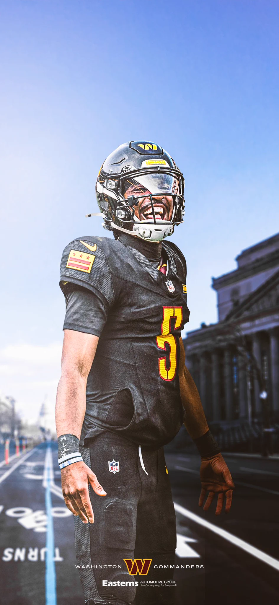 945x2048 Washington Commanders on X: Obligatory birthday wallpaper. #RaiseHail / X