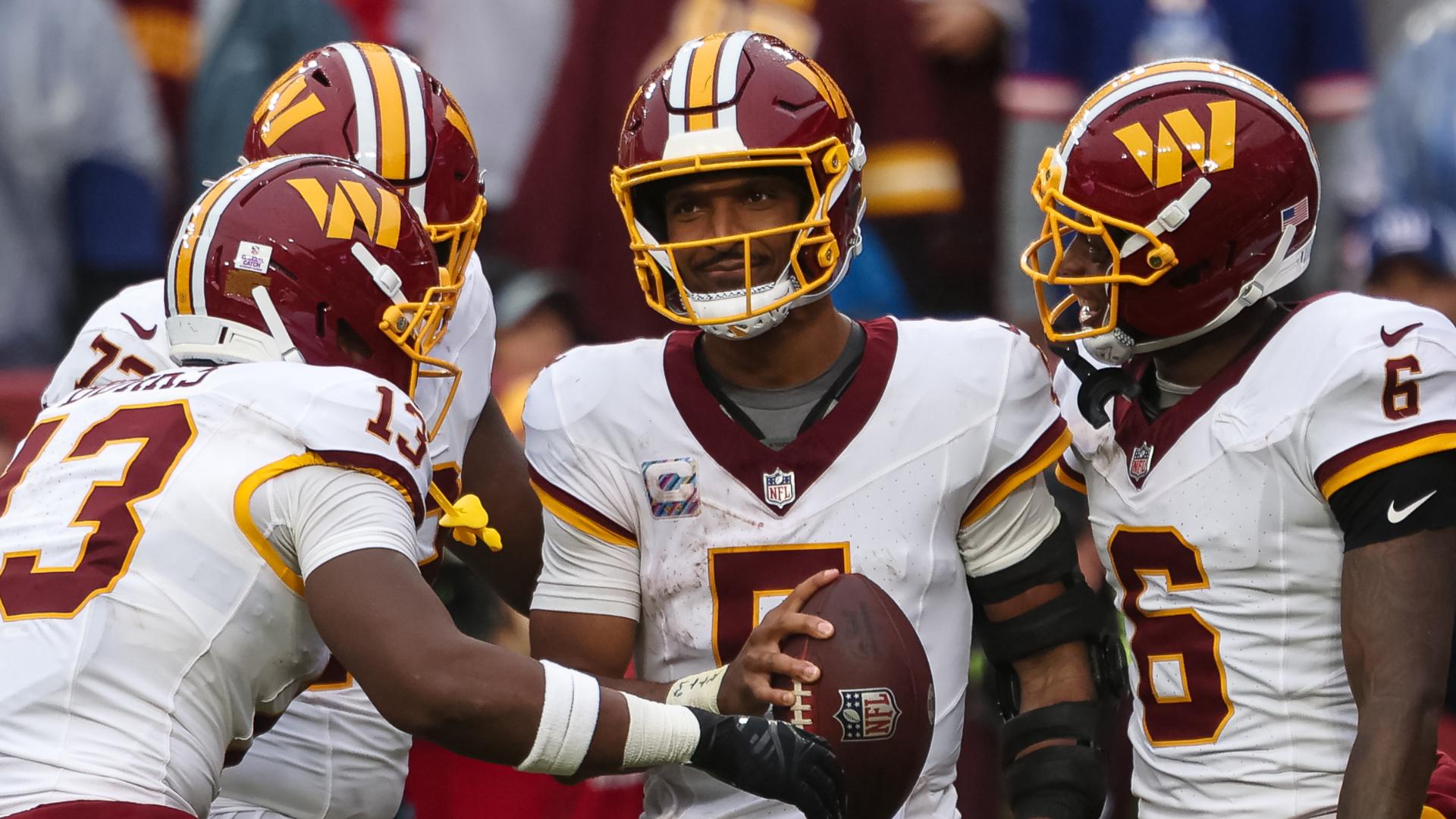 1920x1080 Jayden Daniels Commanders Quarterback