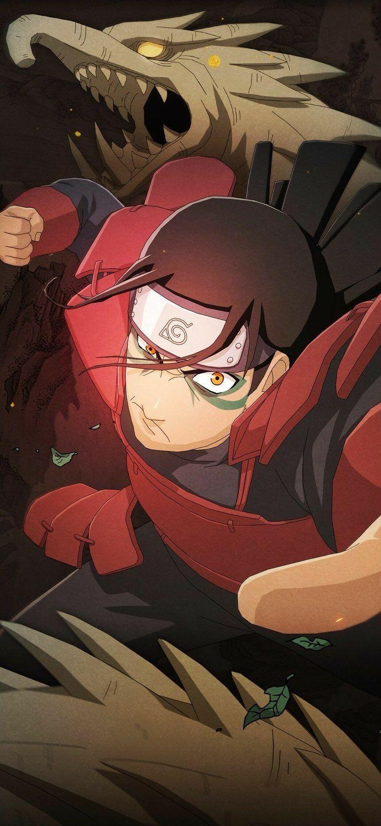 750x1623 1st Hokage Wallpaper