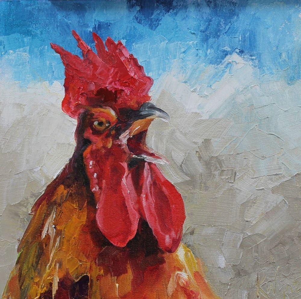 1000x993 Art Wallpaper For FREE. Animal paintings, Chicken art, Rooster art