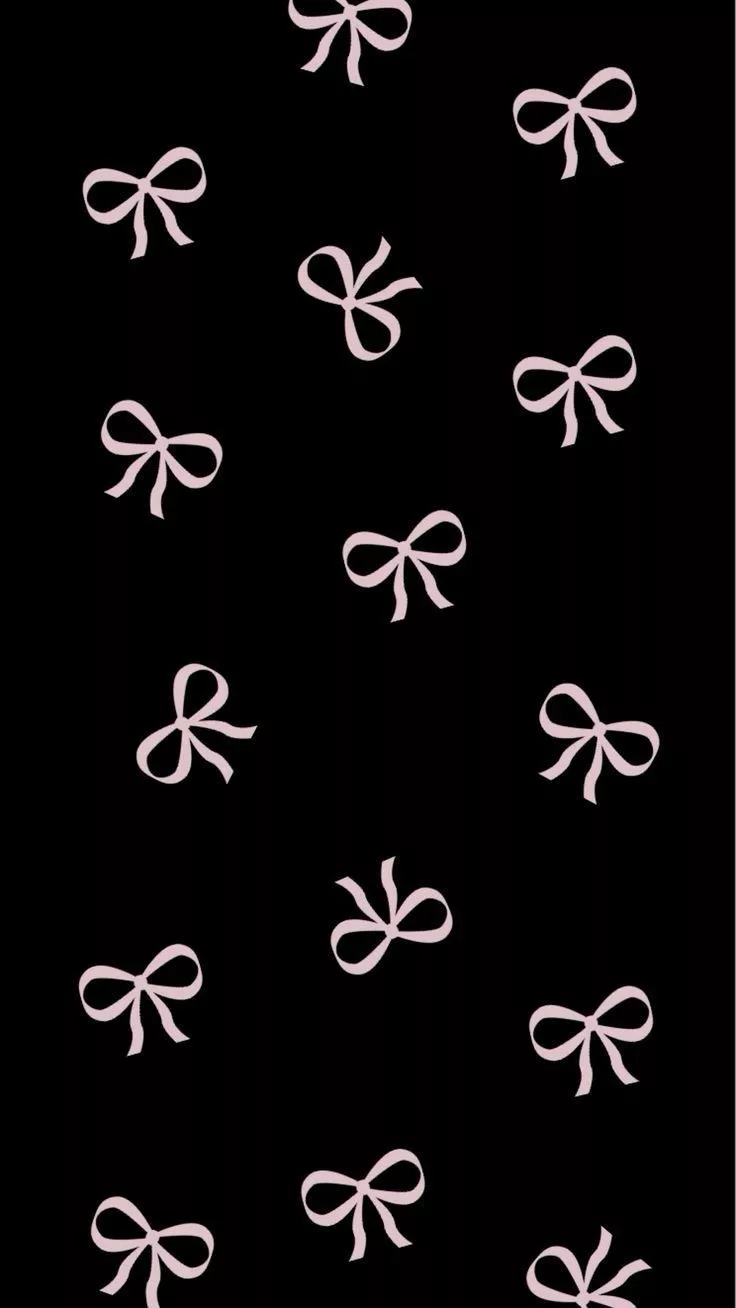 736x1308 Black Coquette Wallpaper