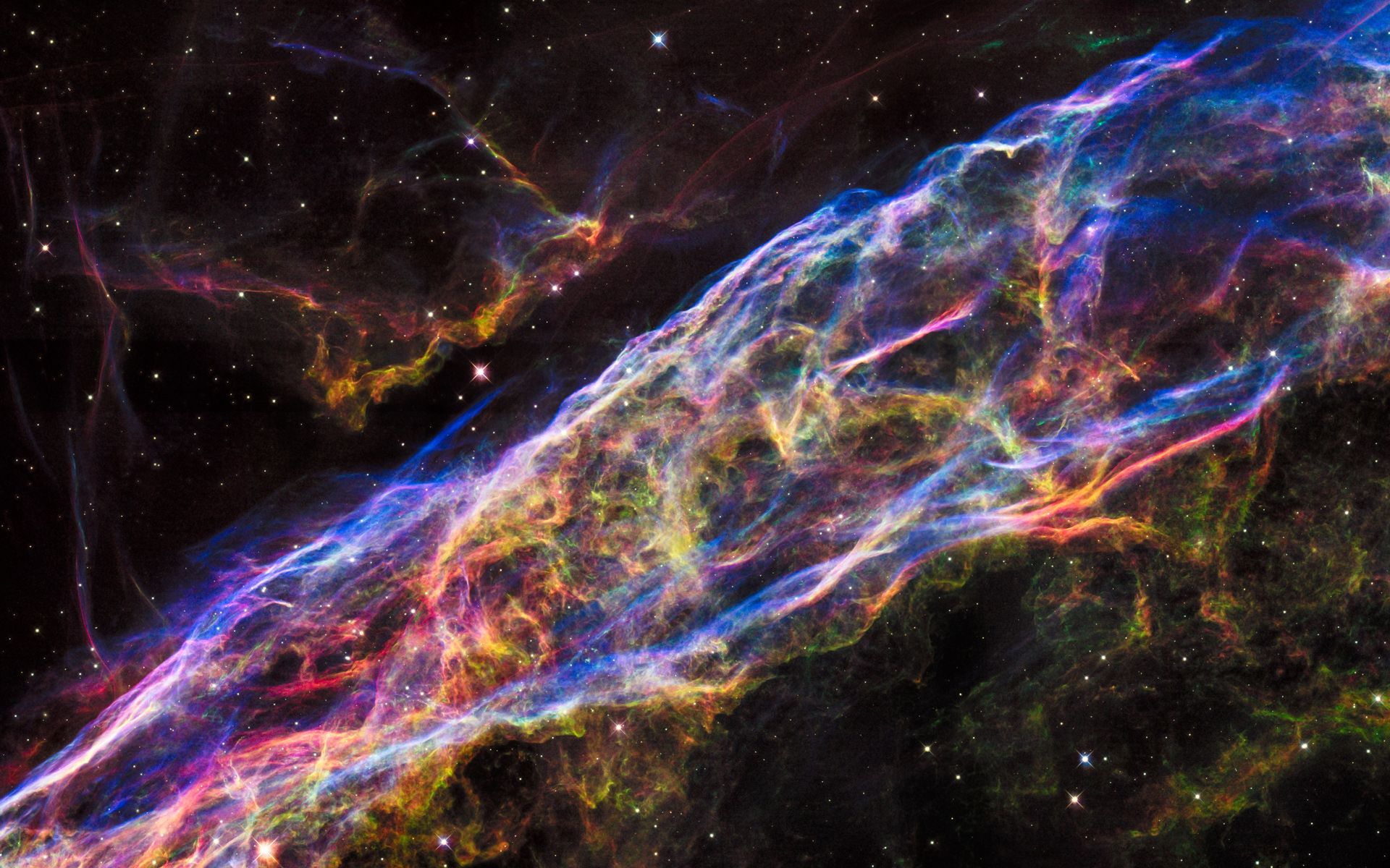 1920x1200 Veil Nebula: Supernova Remnant Wallpaper