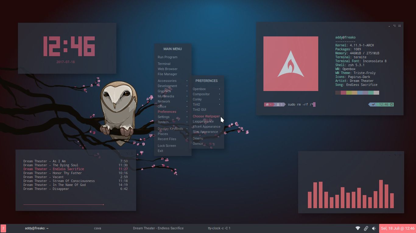 1366x768 GitHub Dclxvi Openbox Theme Collections: My Openbox Theme Collections · GitHub