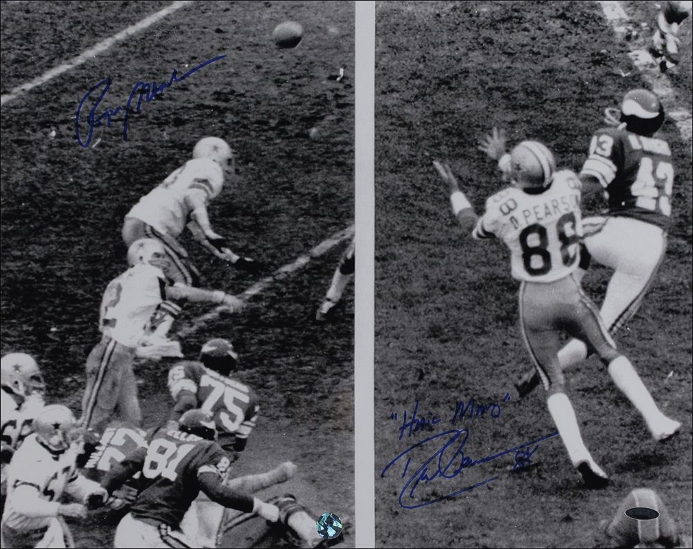 1000x792 Roger Staubach and Drew Pearson Signed Photograph
