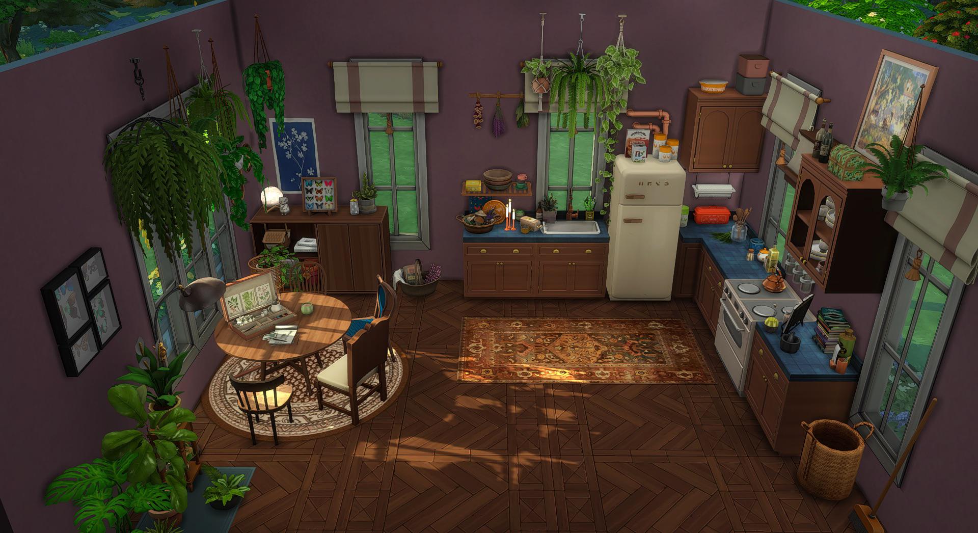 1920x1046 shots from a whimsigoth inspired cottage i've been working on! :-)