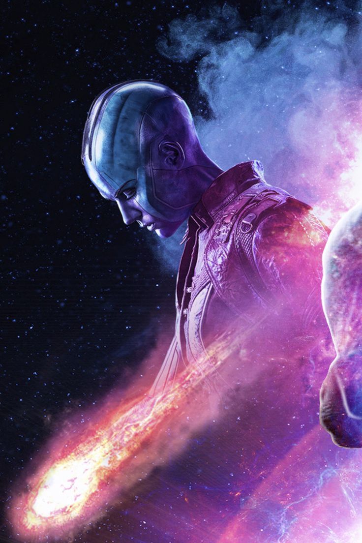 736x1104 Nebula Guardians of the Galaxy Phone Wallpaper