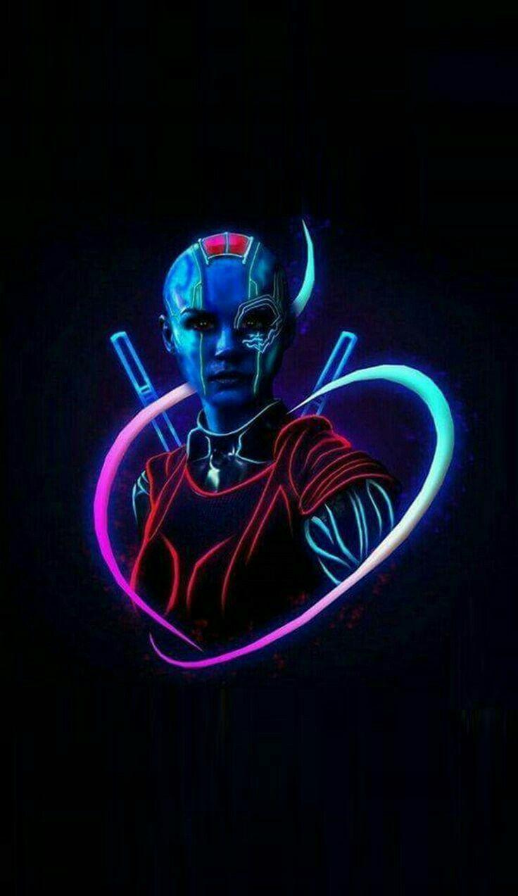 736x1273 Nebula Marvel Wallpaper