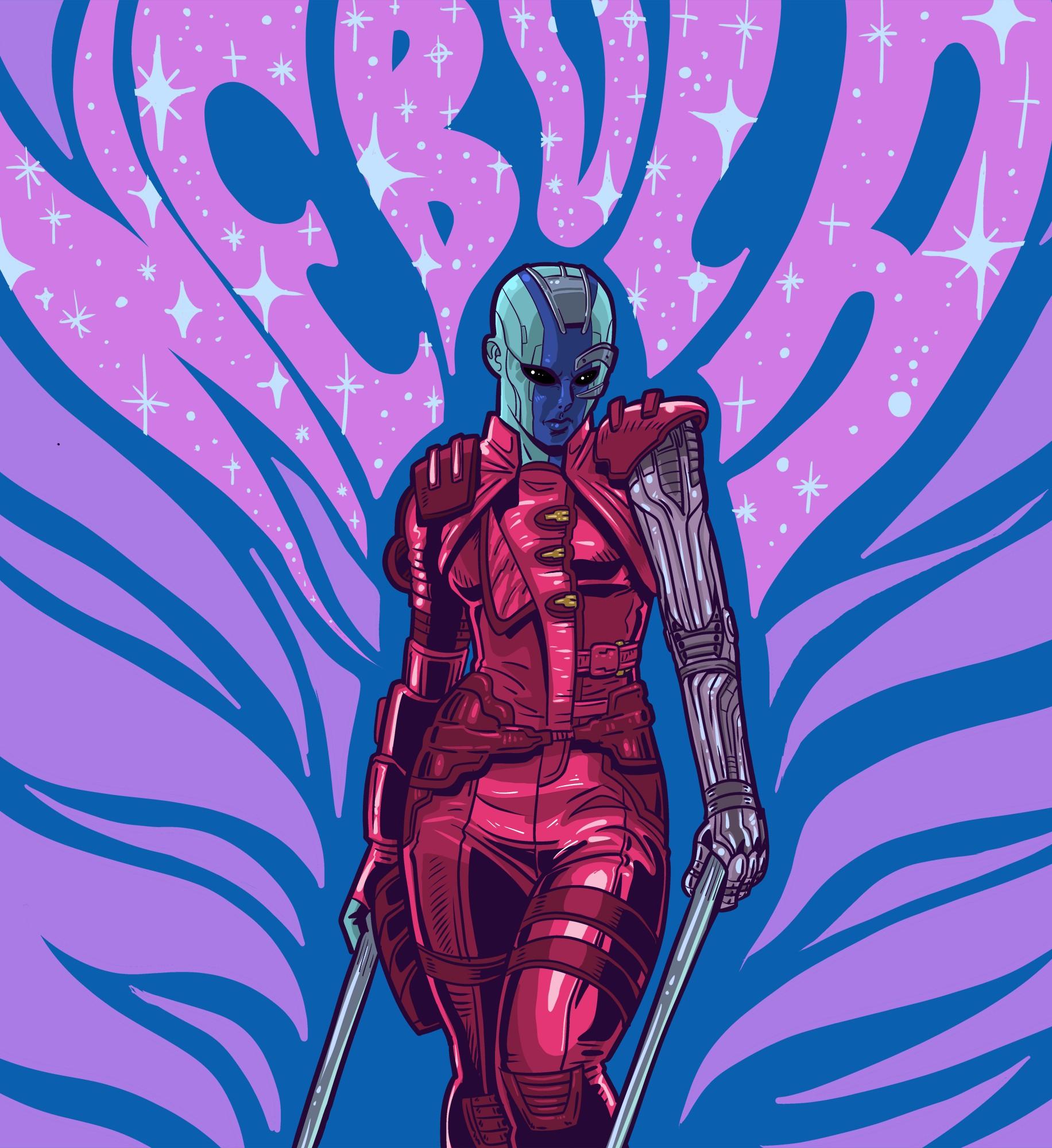 1832x2000 Fan Art I Did Of Nebula, Nebula Is Bae
