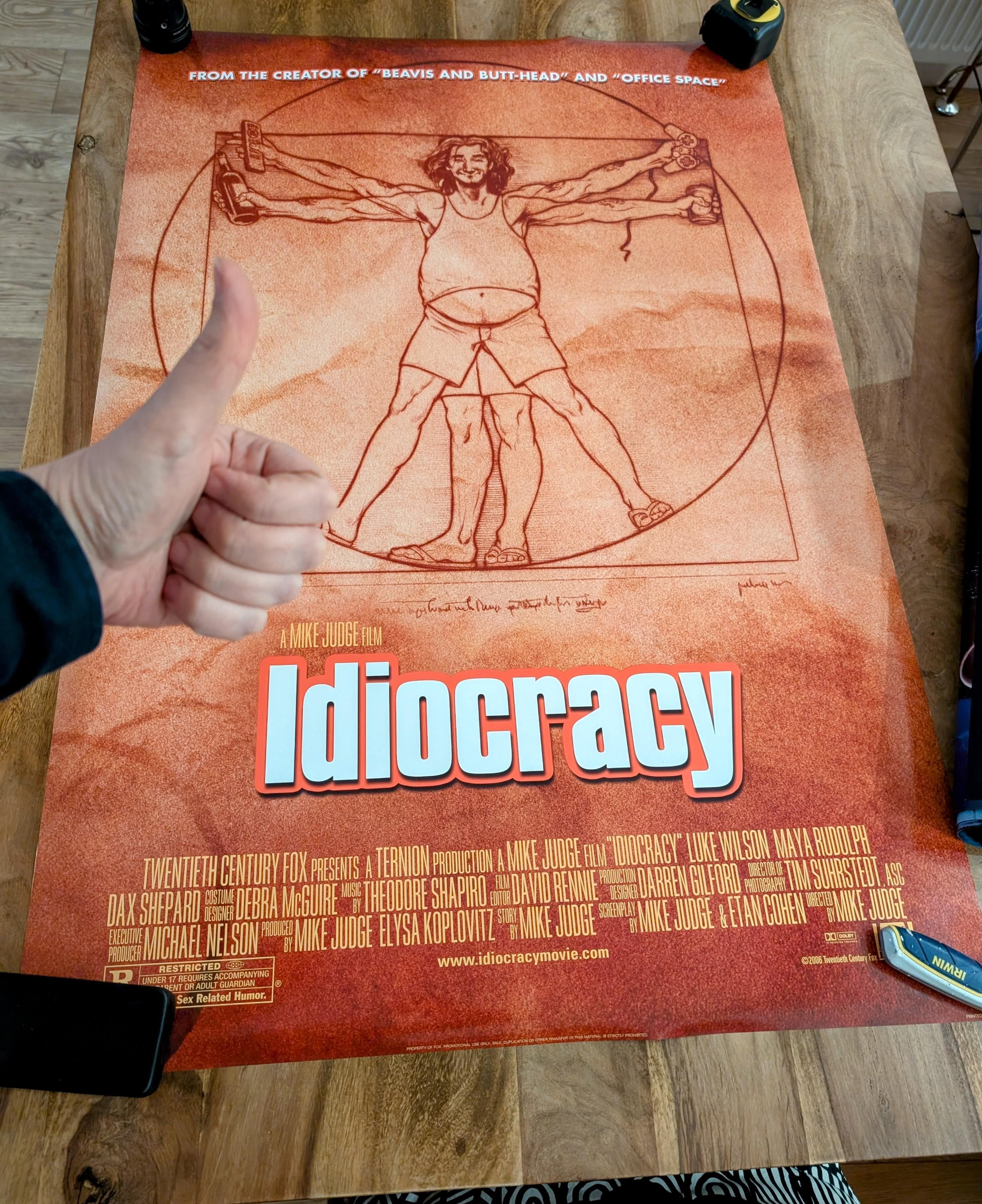 3008x3688 My Idiocracy movie poster from 2006. Hope you like it