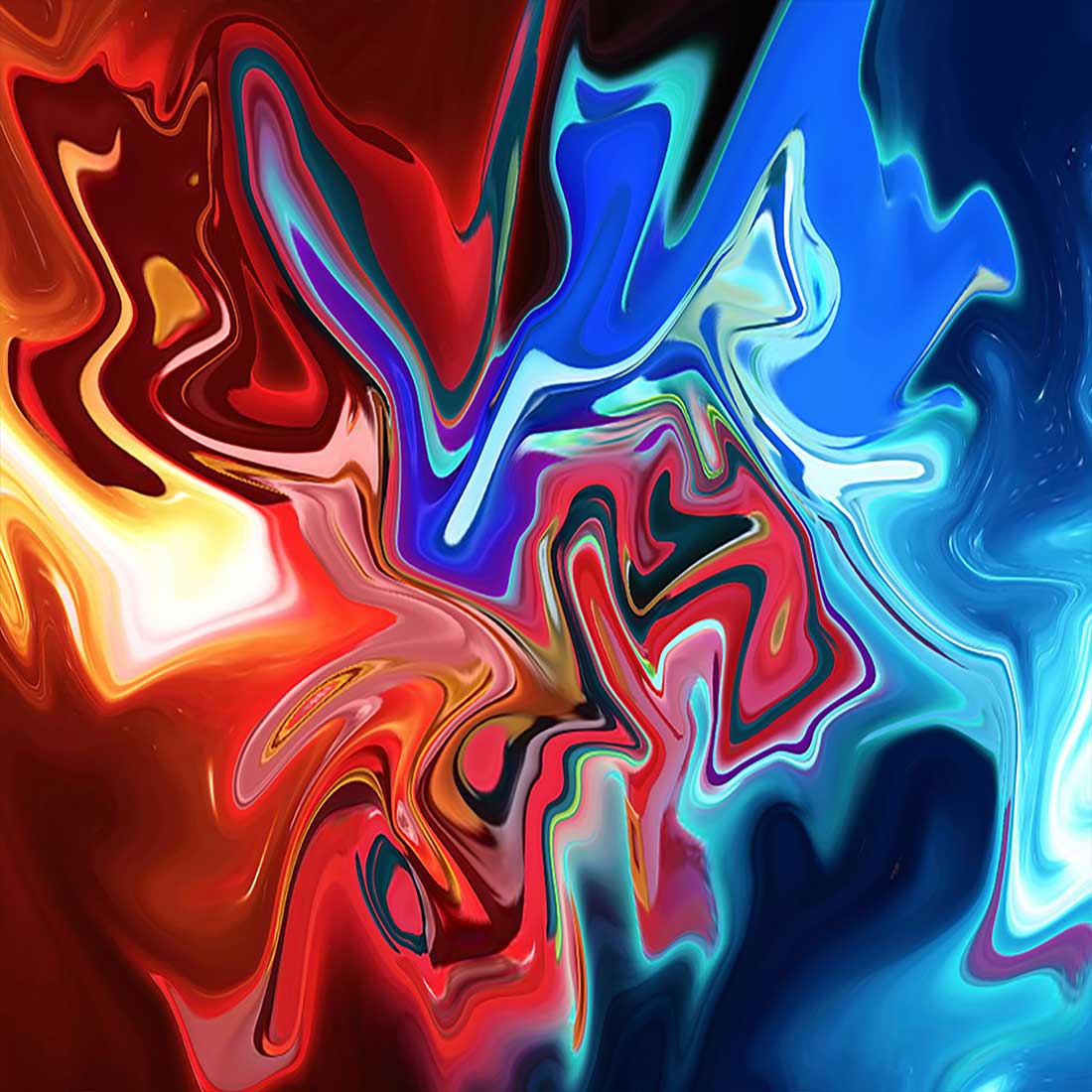 1100x1100 Abstract Gradient Luxury Wave Background Vivid Blurred Colorful Texture Wallpaper Photo