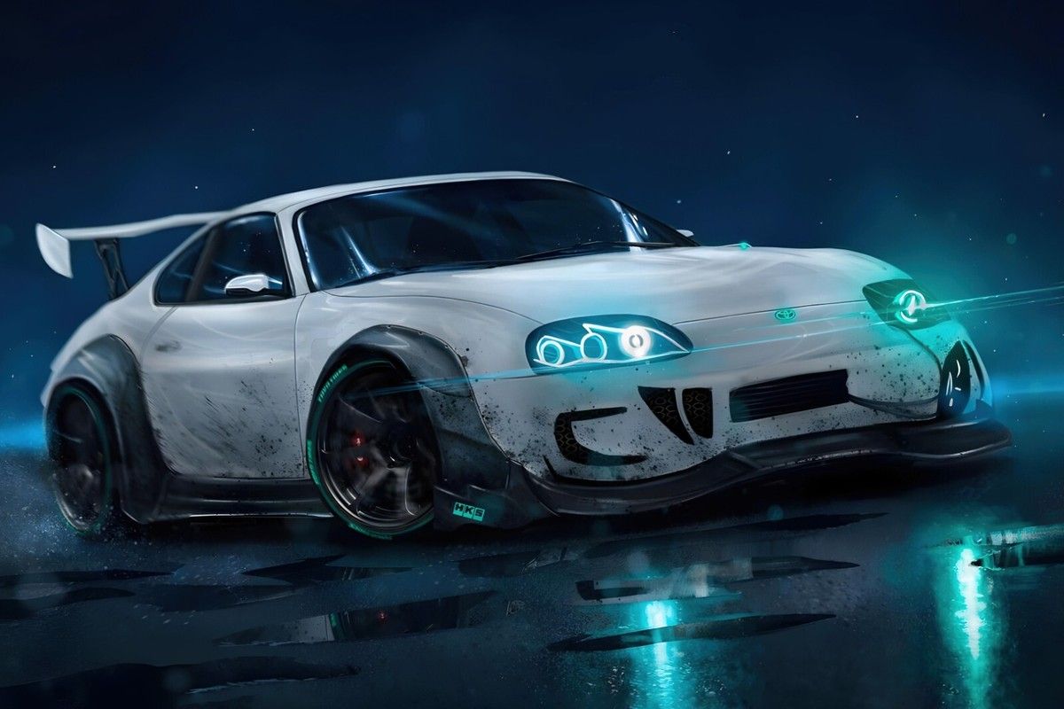 1200x800 Toyota Supra MK4 Poster Wall Art Home Decor Photo Prints 16x 20x 24x36