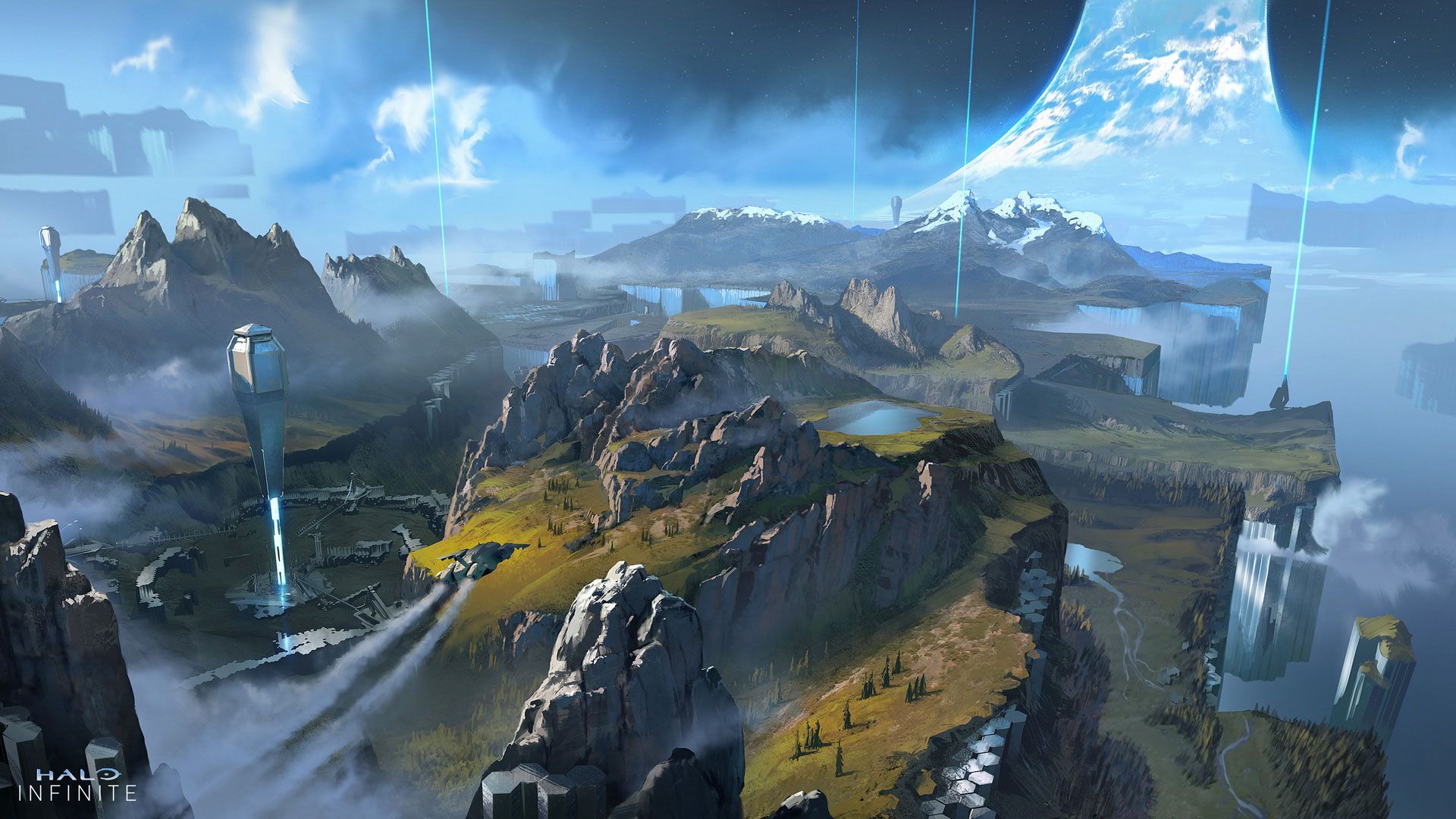 1920x1080 Halo Infinite is set on Zeta Halo Installation 343 confirms