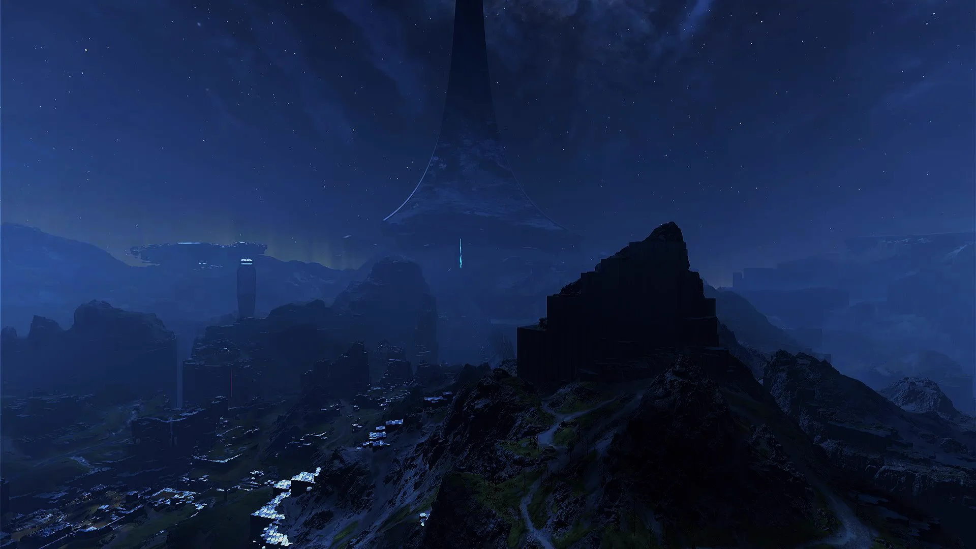 1920x1080 Installation00 on X: Nighttime on Zeta Halo is still a little bright. So I corrected it a little. / X