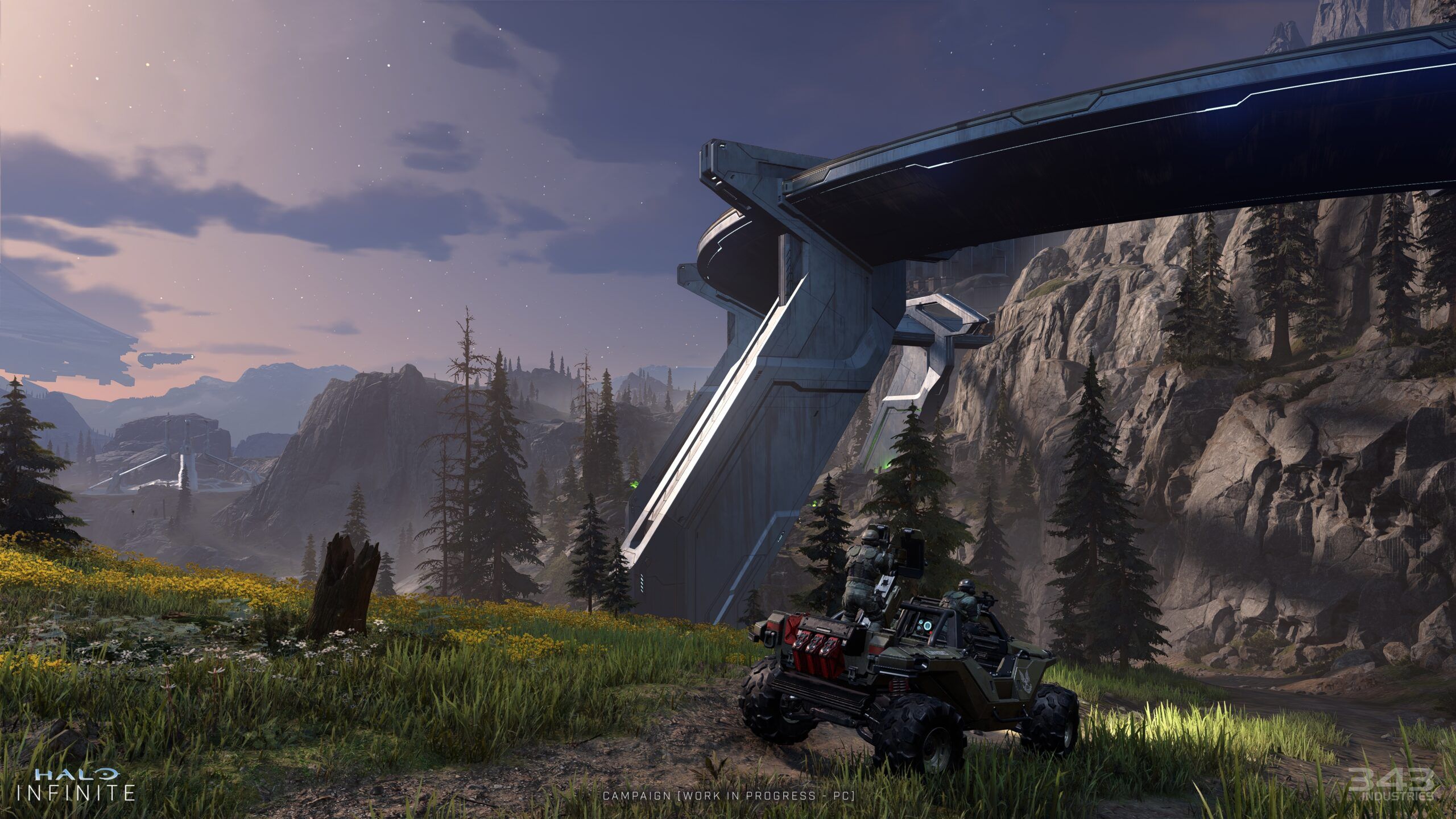 2560x1440 Halo Infinite Showcased in New Screens; Dev Explains What Kind of Game It Really Is