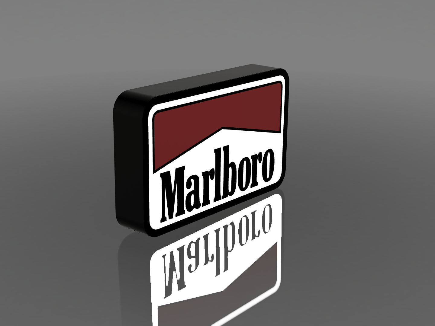 1440x1080 Old Marlboro lightbox 3D Print Model