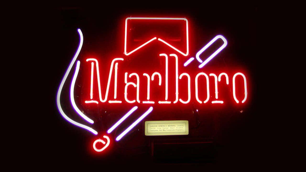 1280x720 Download Neon Smoking Cigarette Sign Picture