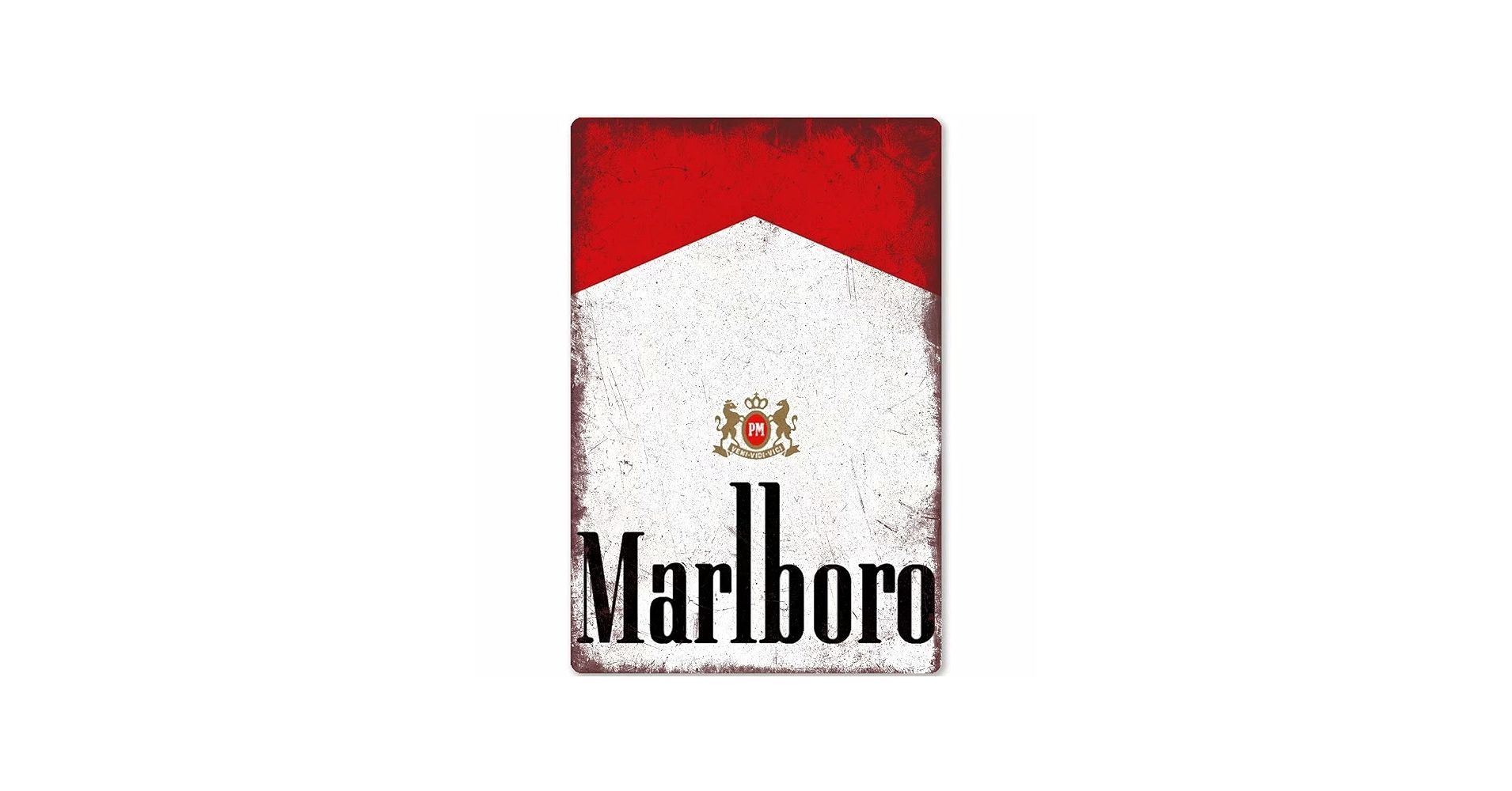 1910x1000 Vintage Tin Sign Marlboro Cigarette Retro Metal Poster Cafe Bar Garage Shop Home Mural Wall Plaque 8x12 Inches : Amazon.ie