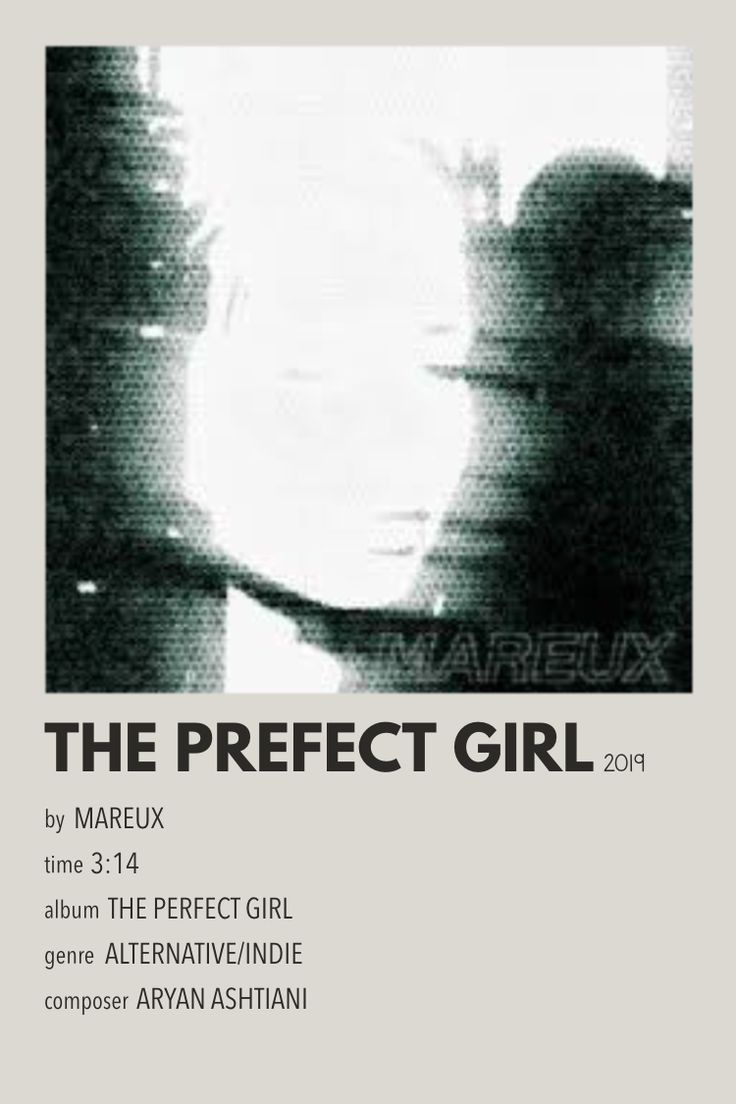 736x1104 The perfect girl mareux spotify. Mareux wallpaper, Album poster, Song posters
