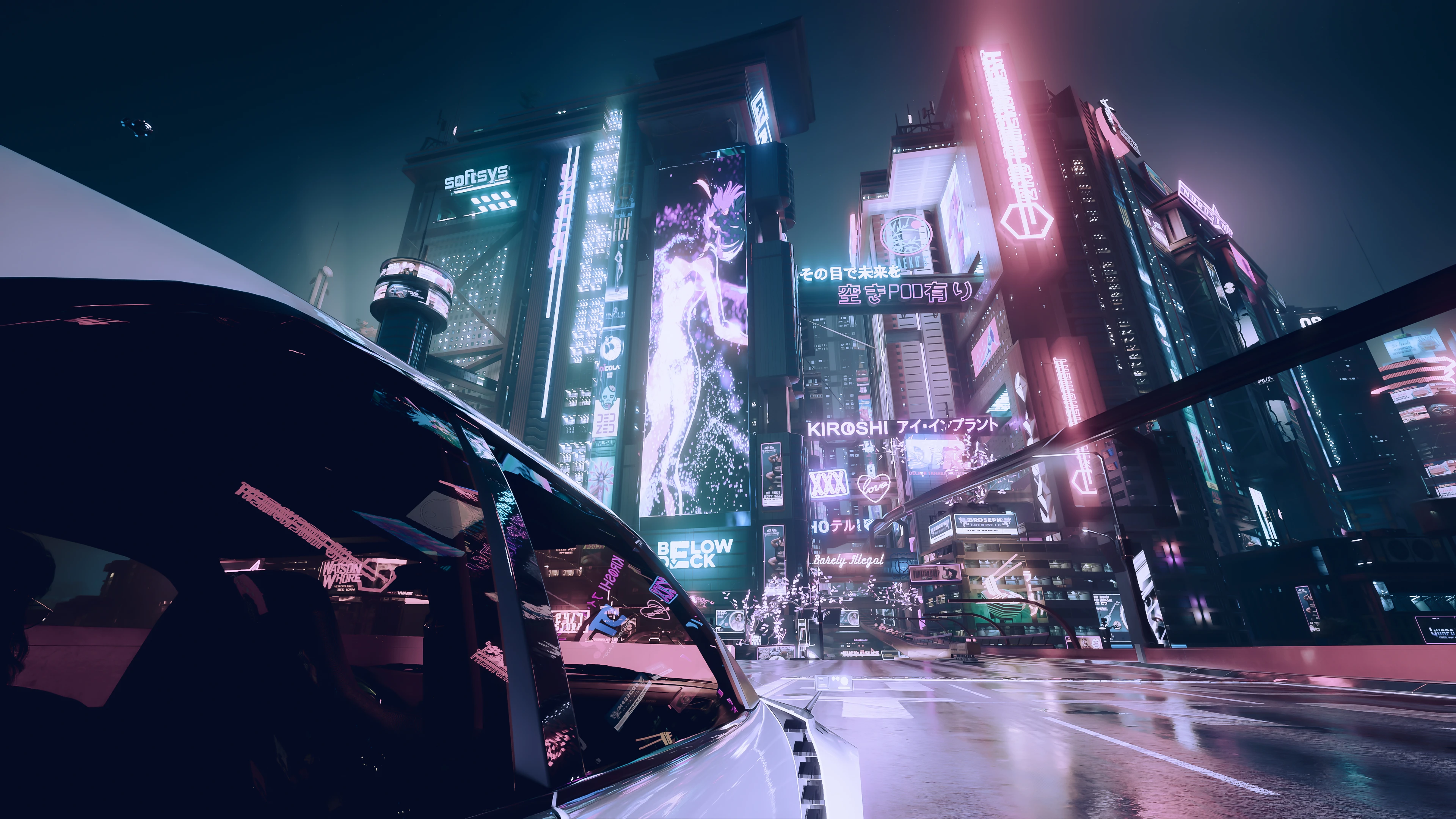 3840x2160 Night City Desktop Wallpaper at Cyberpunk 2077 Nexus and community