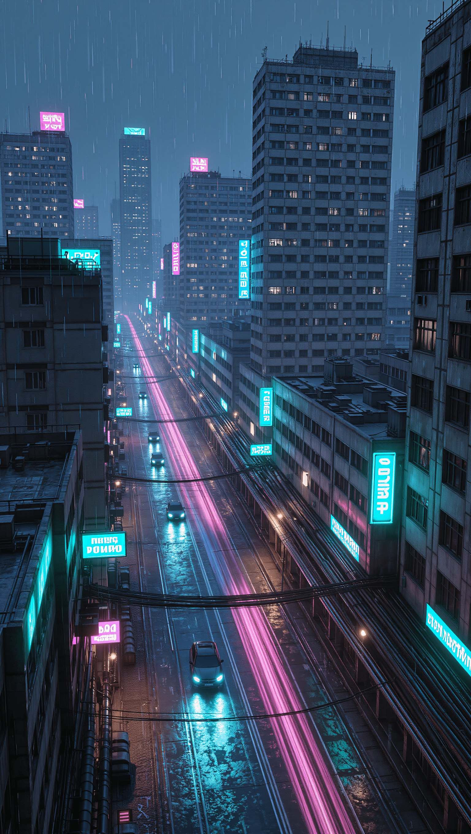 1536x2720 City Phone Wallpaper