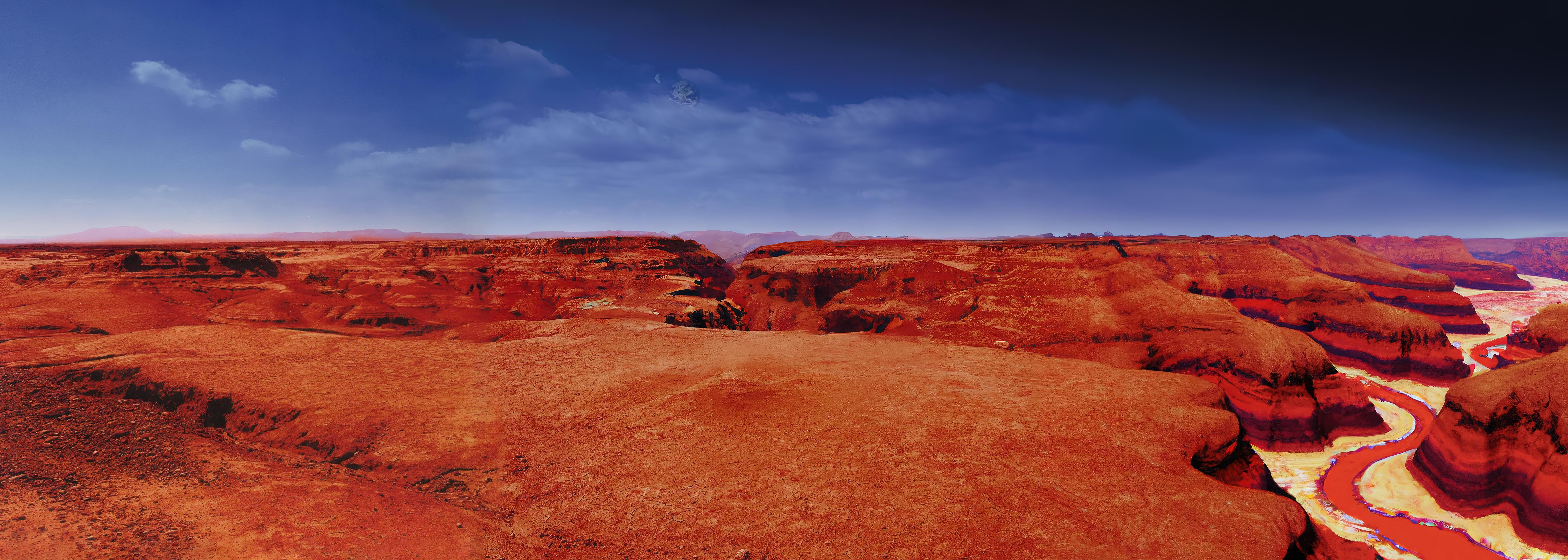 6048x2160 Uncropped The Gatefold Of 'Black Holes And Revelations' With DALL E 2 A.I. + Wallpaper Crops