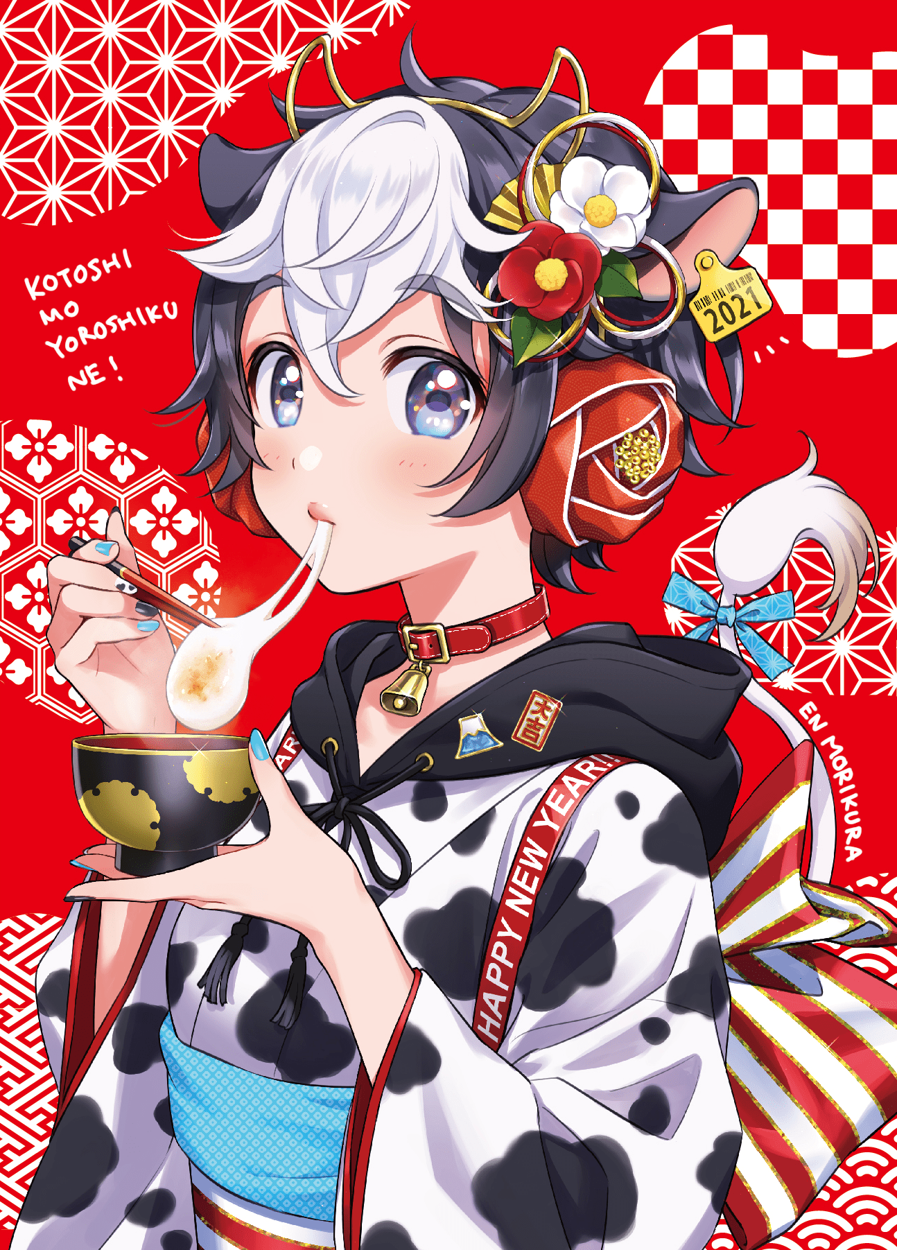 1294x1803 Anime Cow Girl Wallpaper