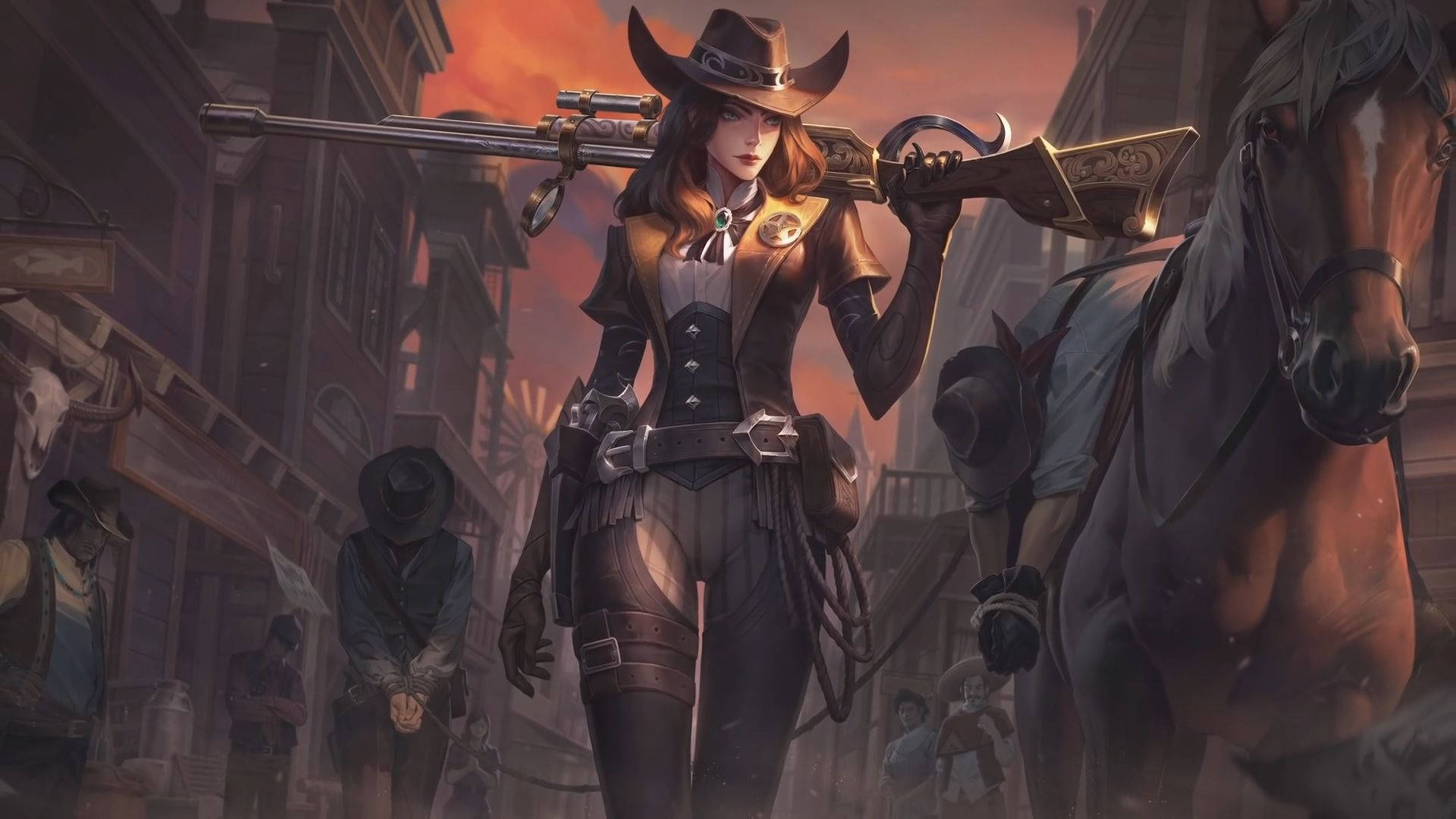 1920x1080 Download Cool Cowgirl Wallpaper