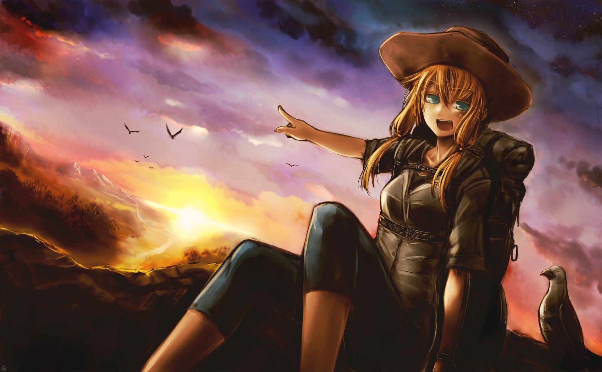 1920x1186 Download Anime Original HD Wallpaper