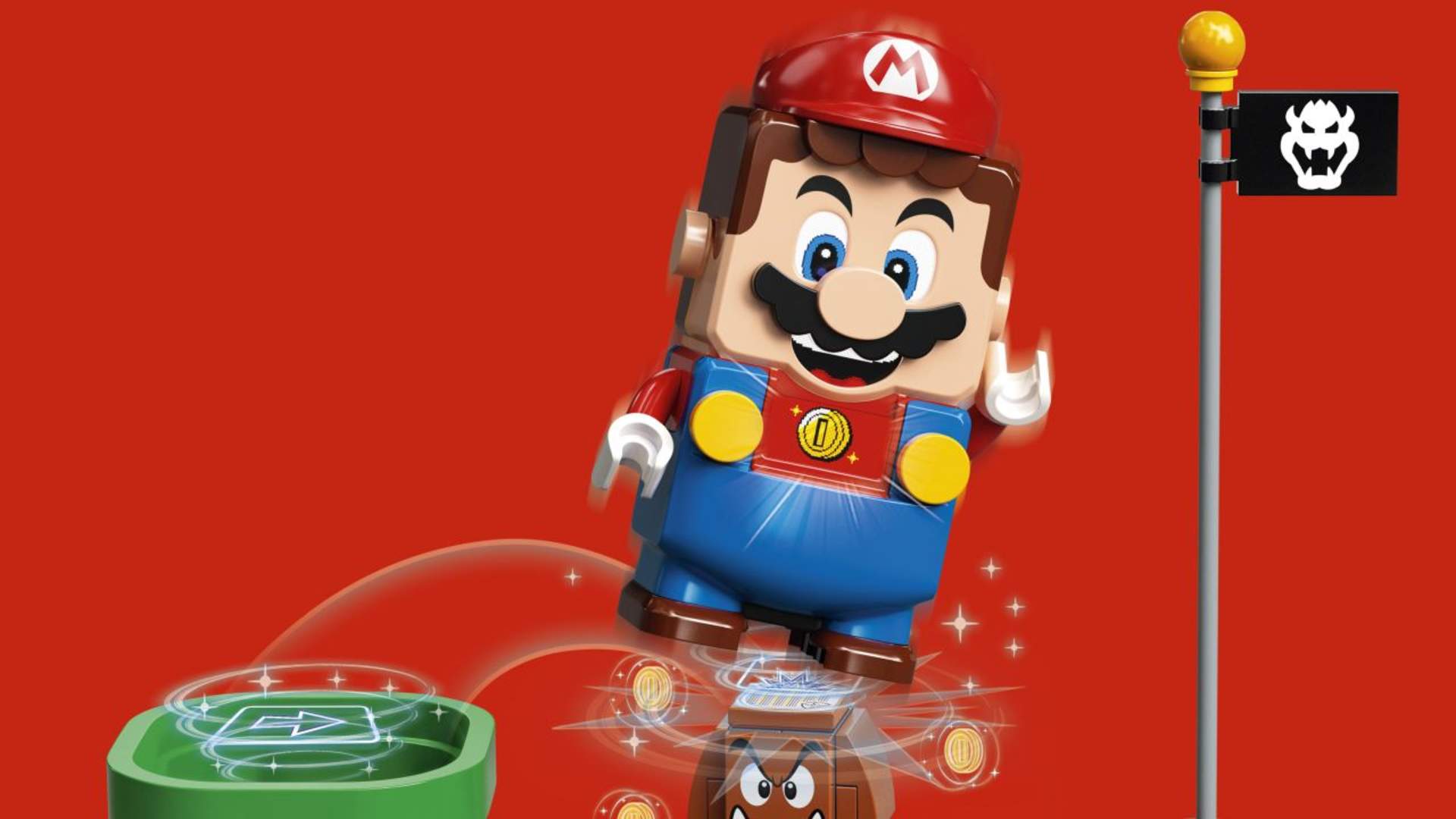1920x1080 Lego Super Mario Wallpaper