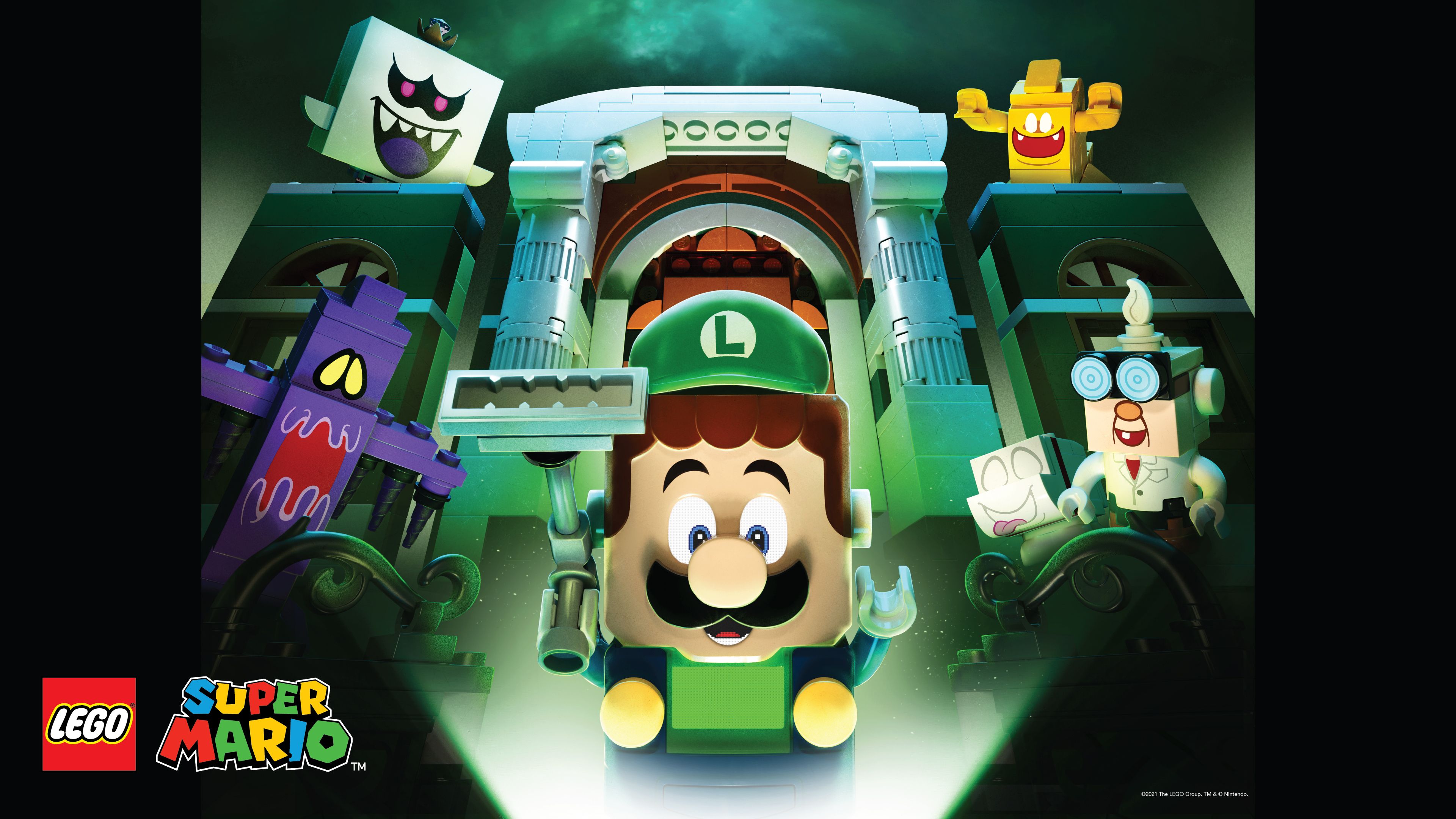 3840x2160 Europe My Nintendo Rewards Adds LEGO Luigi's Mansion Wallpaper