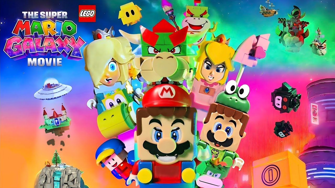1280x720 THE LEGO SUPER MARIO GALAXY MOVIE Stop Motion