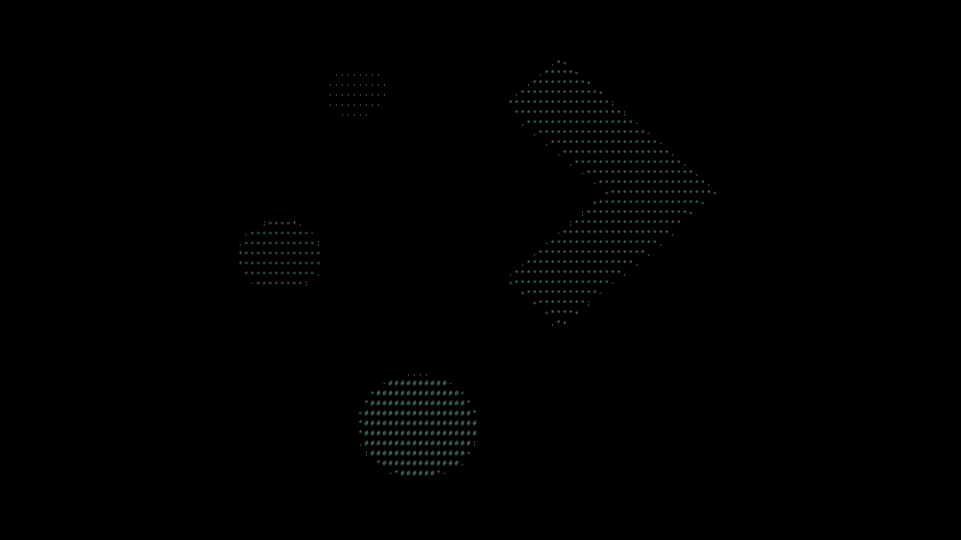 1920x1080 I made alternate ASCII wallpaper for KDE users (1080p)