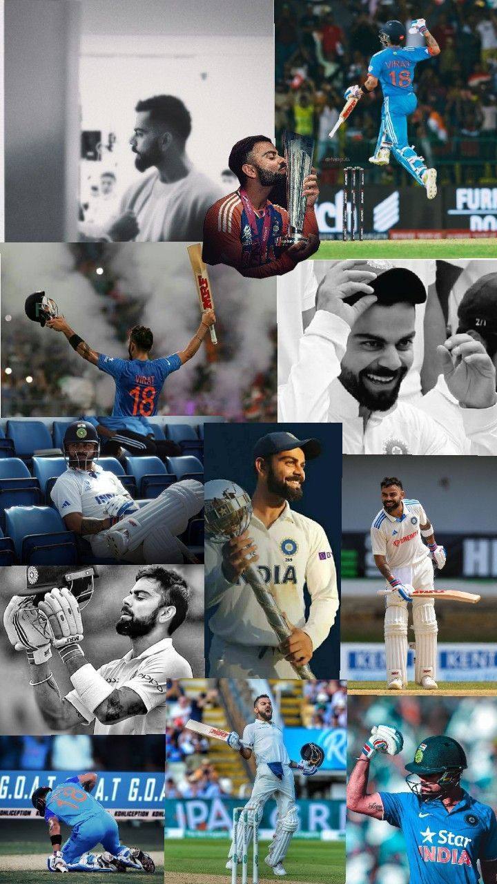 720x1280 Virat Kohli Collage #viratkohli #cricket #batter. Virat kohli ind vs pak 2022 wallpaper, Virat ipl wallpaper, Virat kohli mix photo