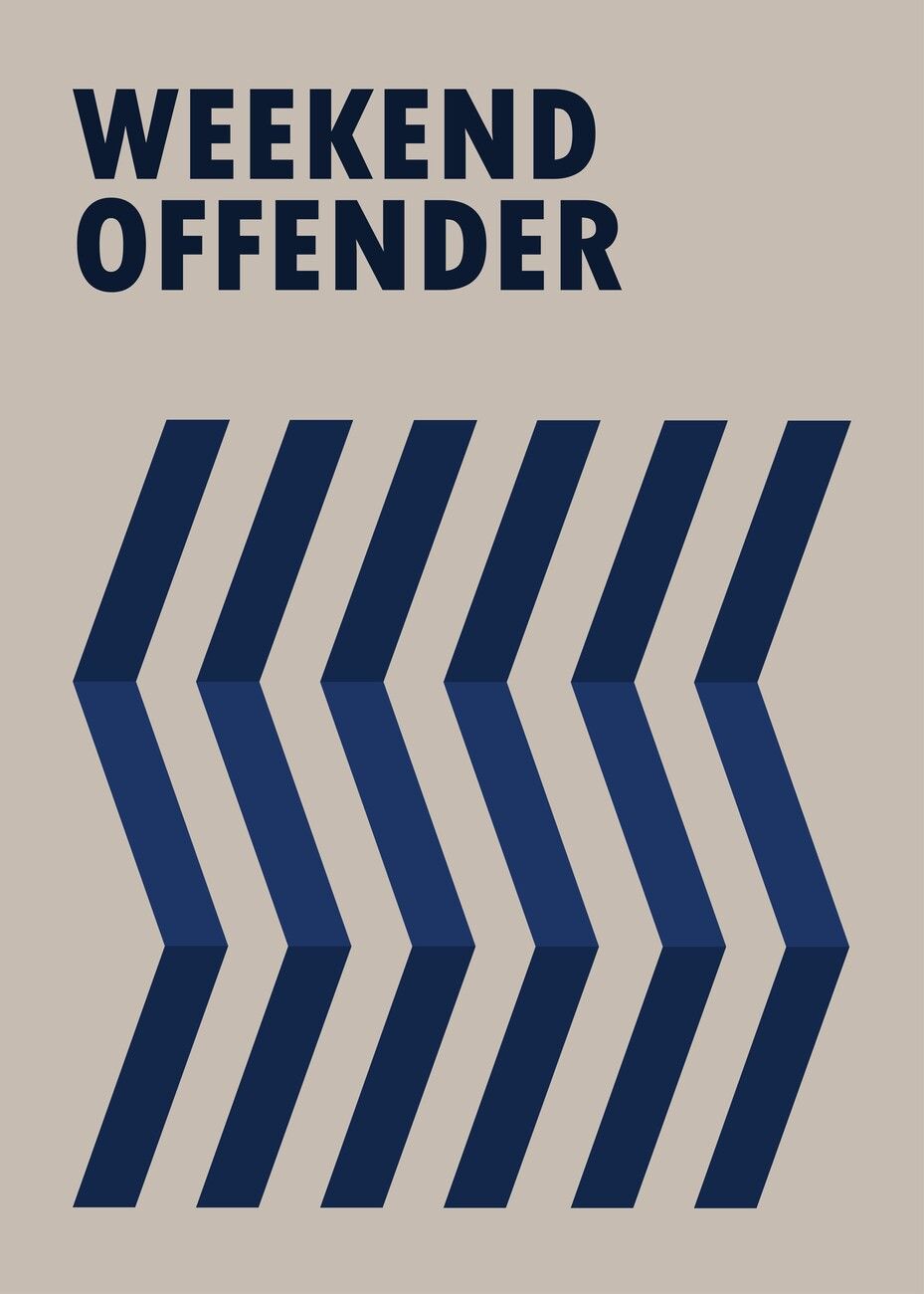929x1300 Poster Weekend Offender Poster