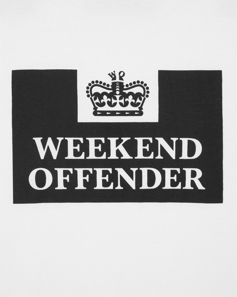 900x1125 Weekend Offender Prison Logo T Shirt White