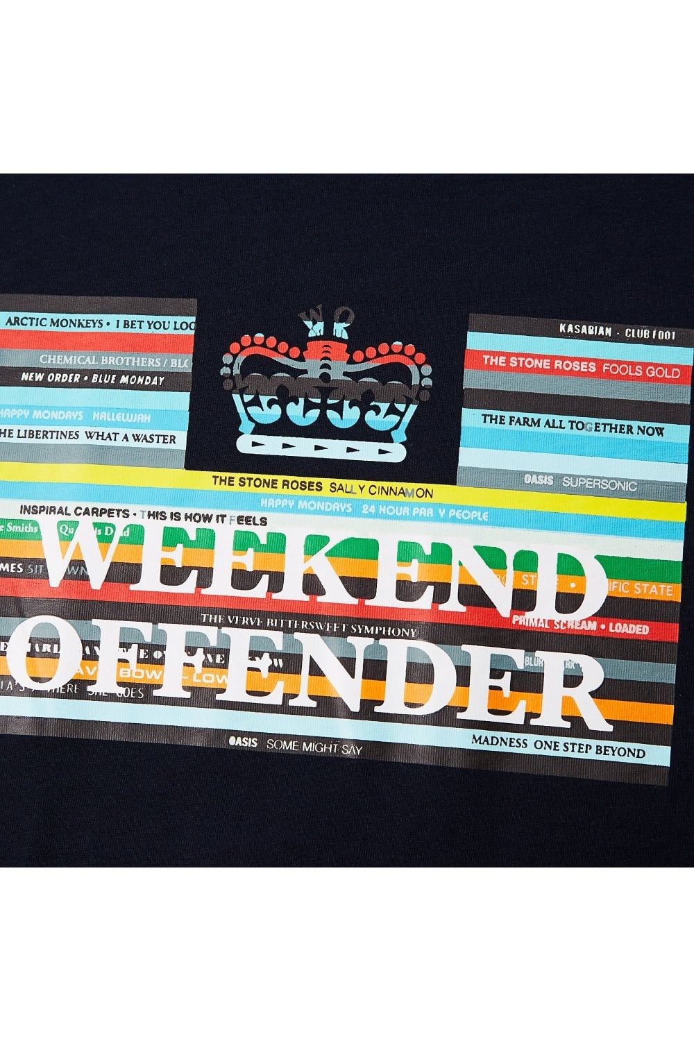 1000x1500 Weekend Offender Spines Graphic Print T Shirt. Buy Mens Logo T Shirts