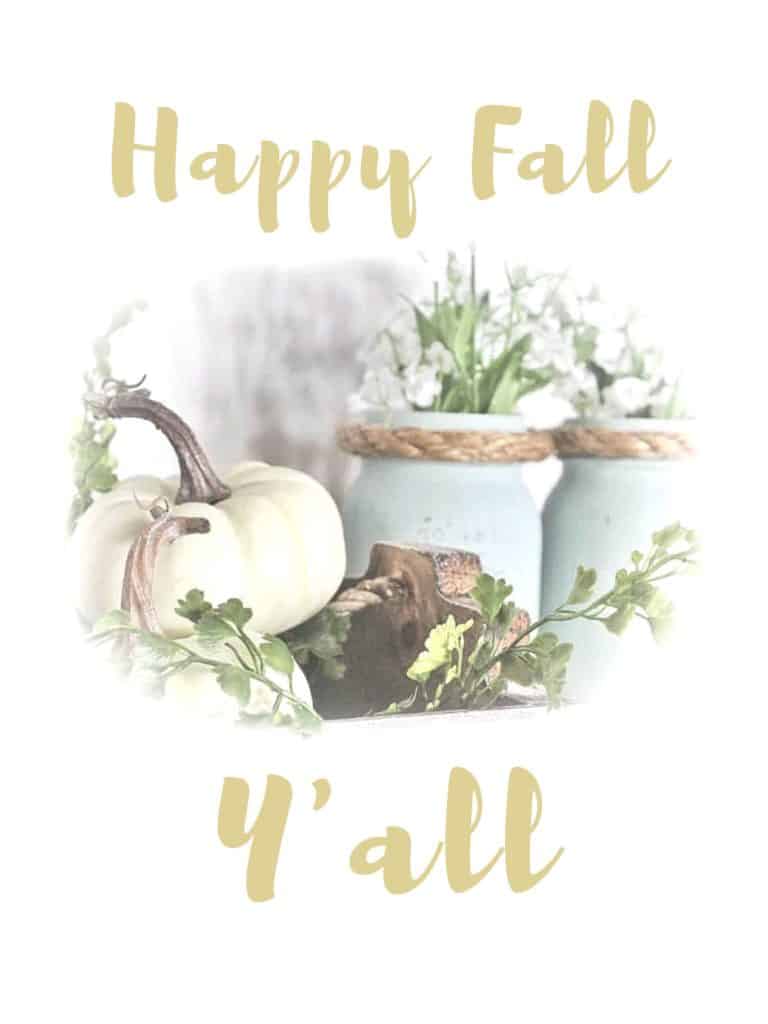 768x1024 Happy Fall Y'all Free Fall Printable
