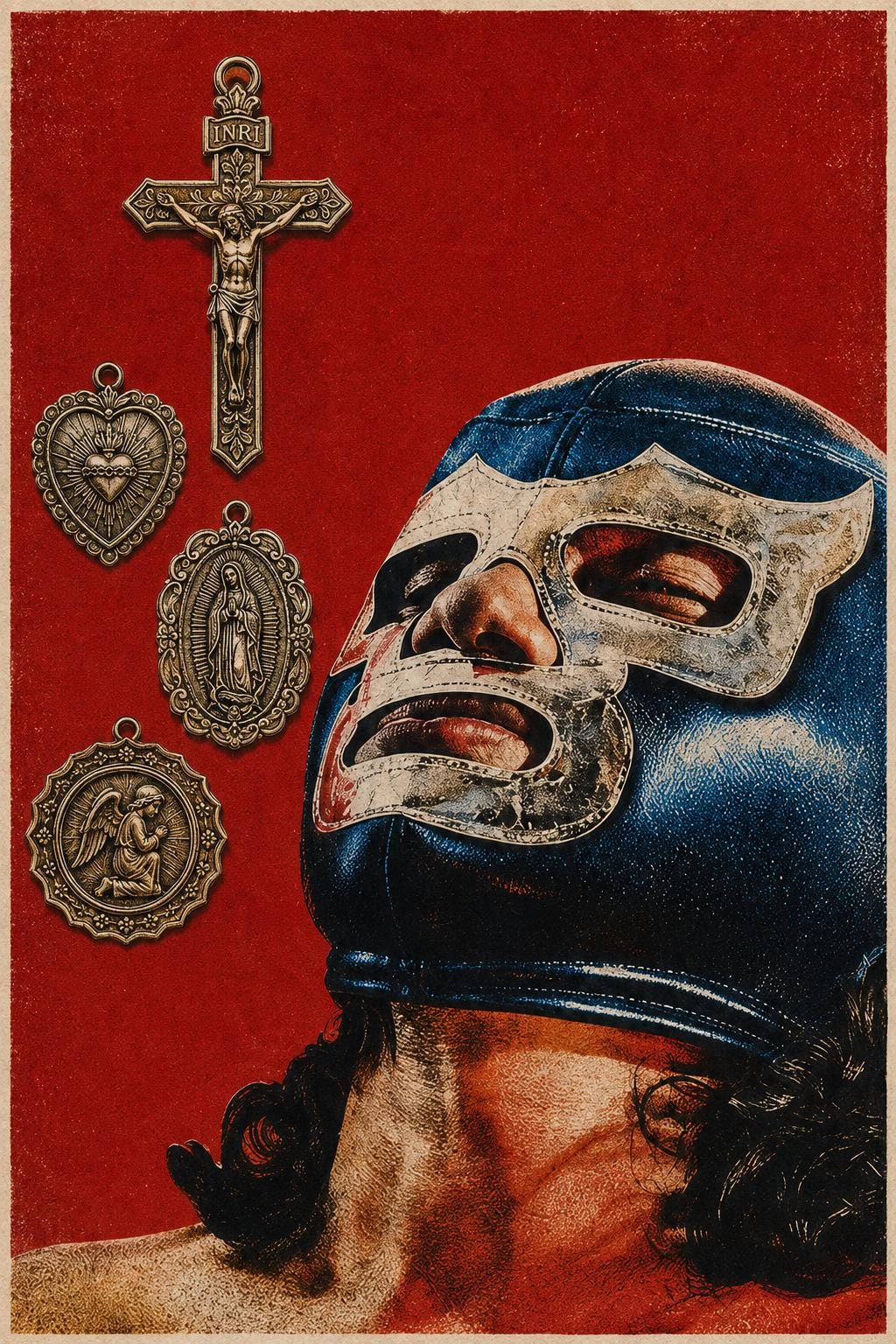 1024x1536 Luchador Wallpaper