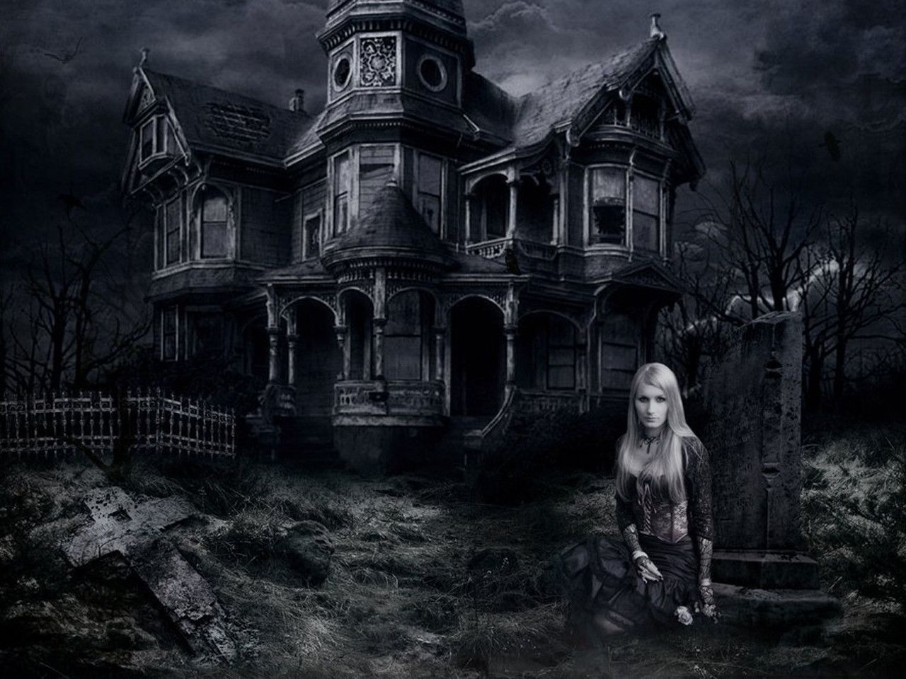 1280x960 Haunted Room Wallpaper