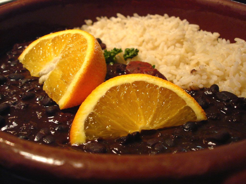 1024x768 Feijoada and Rice. This was my main course of a black bean
