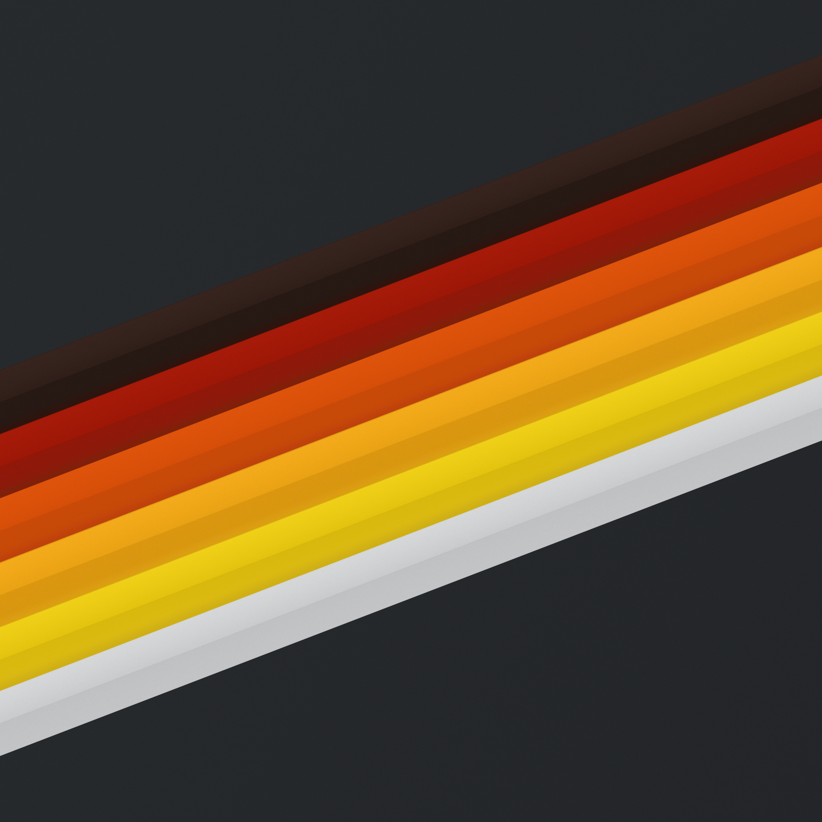 2732x2732 Six Retro Stripes Wallpaper