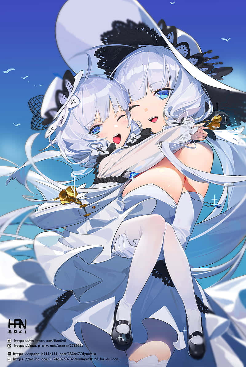 800x1193 Download Dynamic Anime Azur Lane Mother & Child Wallpaper