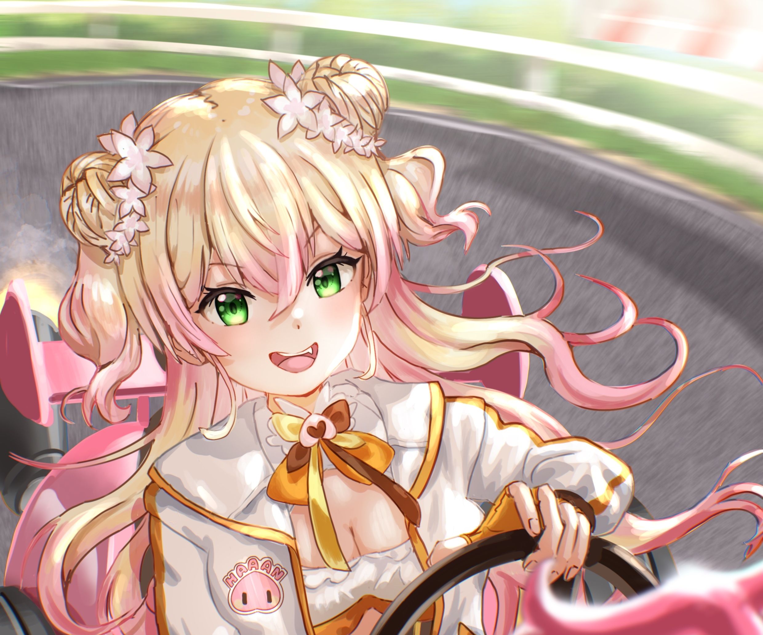 2480x2067 Download Hololive Momosuzu Nene Anime Virtual Youtuber HD Wallpaper