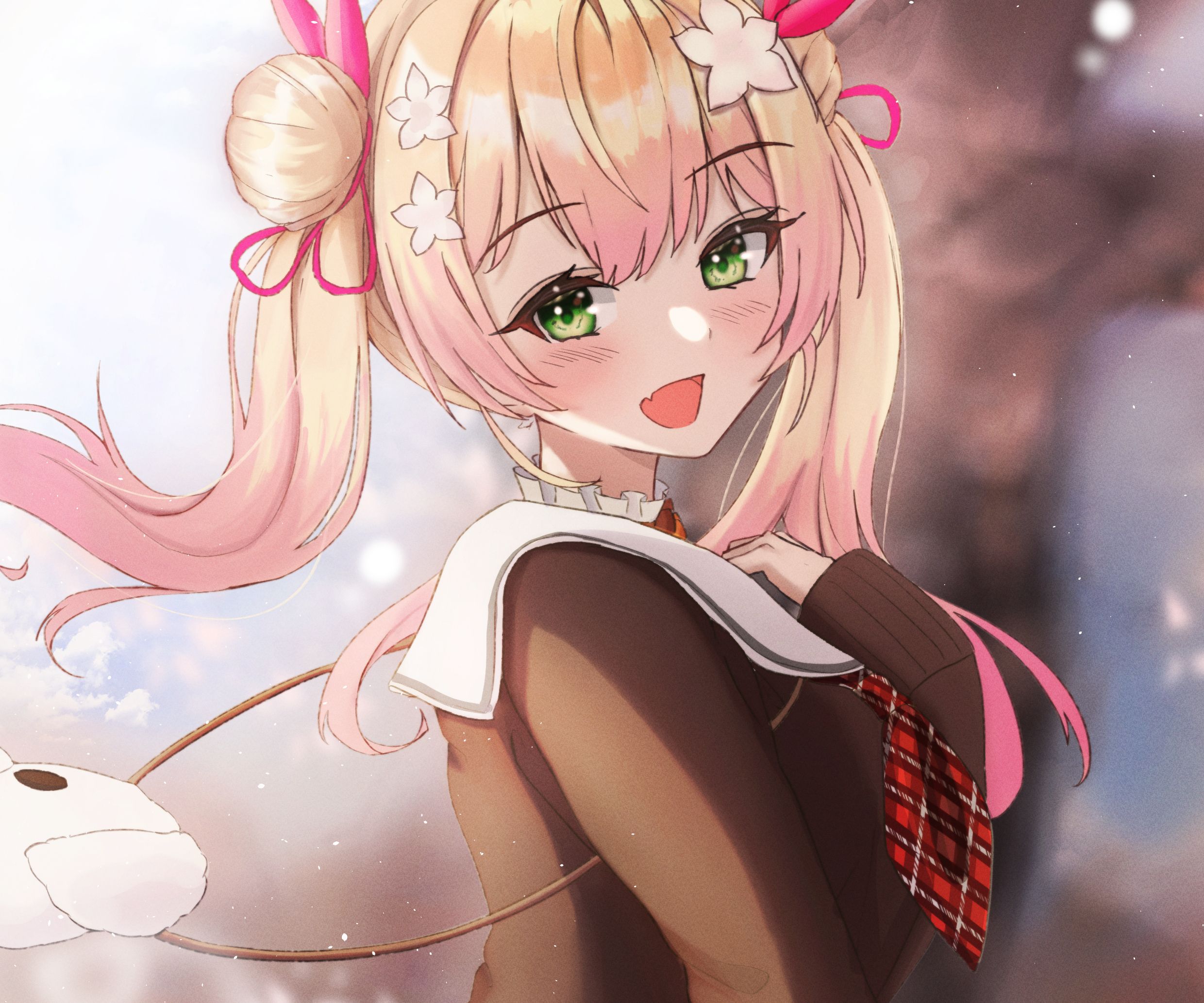 2480x2067 Desktop wallpaper: Anime, Virtual Youtuber, Hololive, Momosuzu Nene 4K free download for PC. 1074802