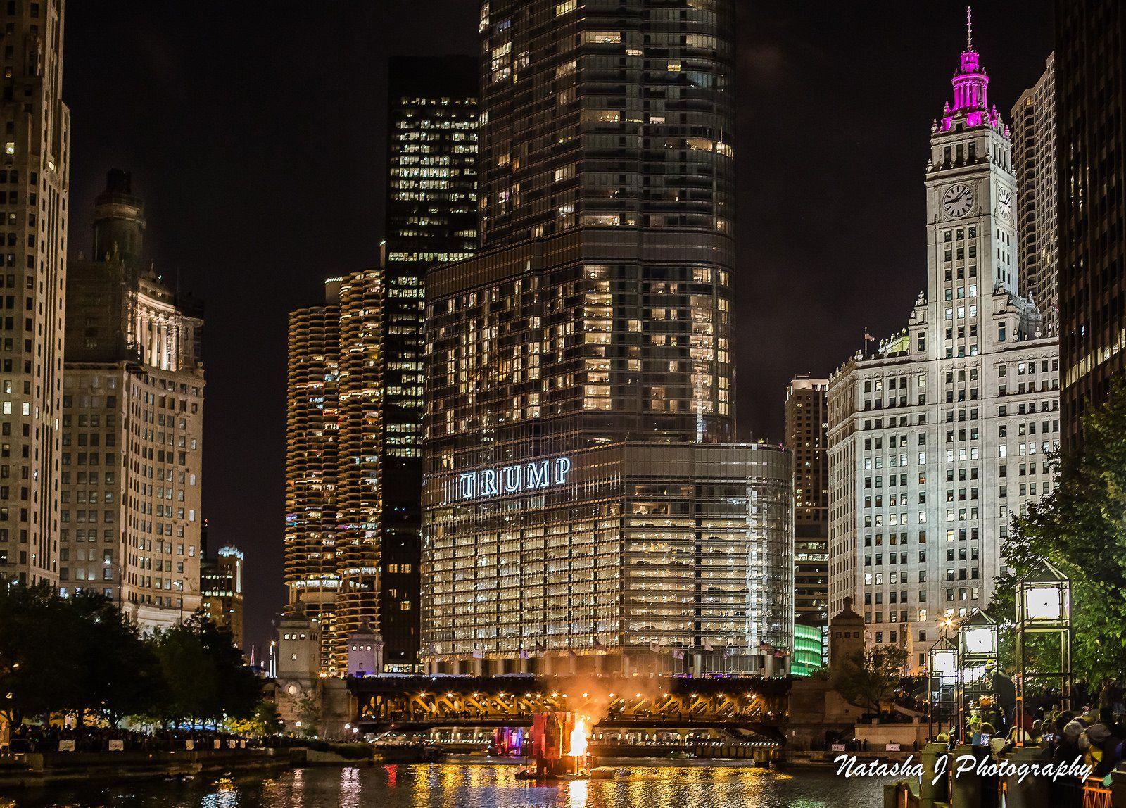1600x1148 architecture, Bridges, Chicago, Cities, City, Francisco, Night, Skyline, Usa, Illinois, Trump, Tower, Mid ouest, Comta Wallpaper HD / Desktop and Mobile Background