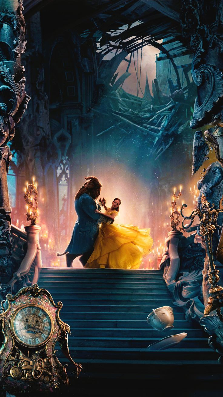 736x1308 Disney Beauty And The Beast Wallpaper