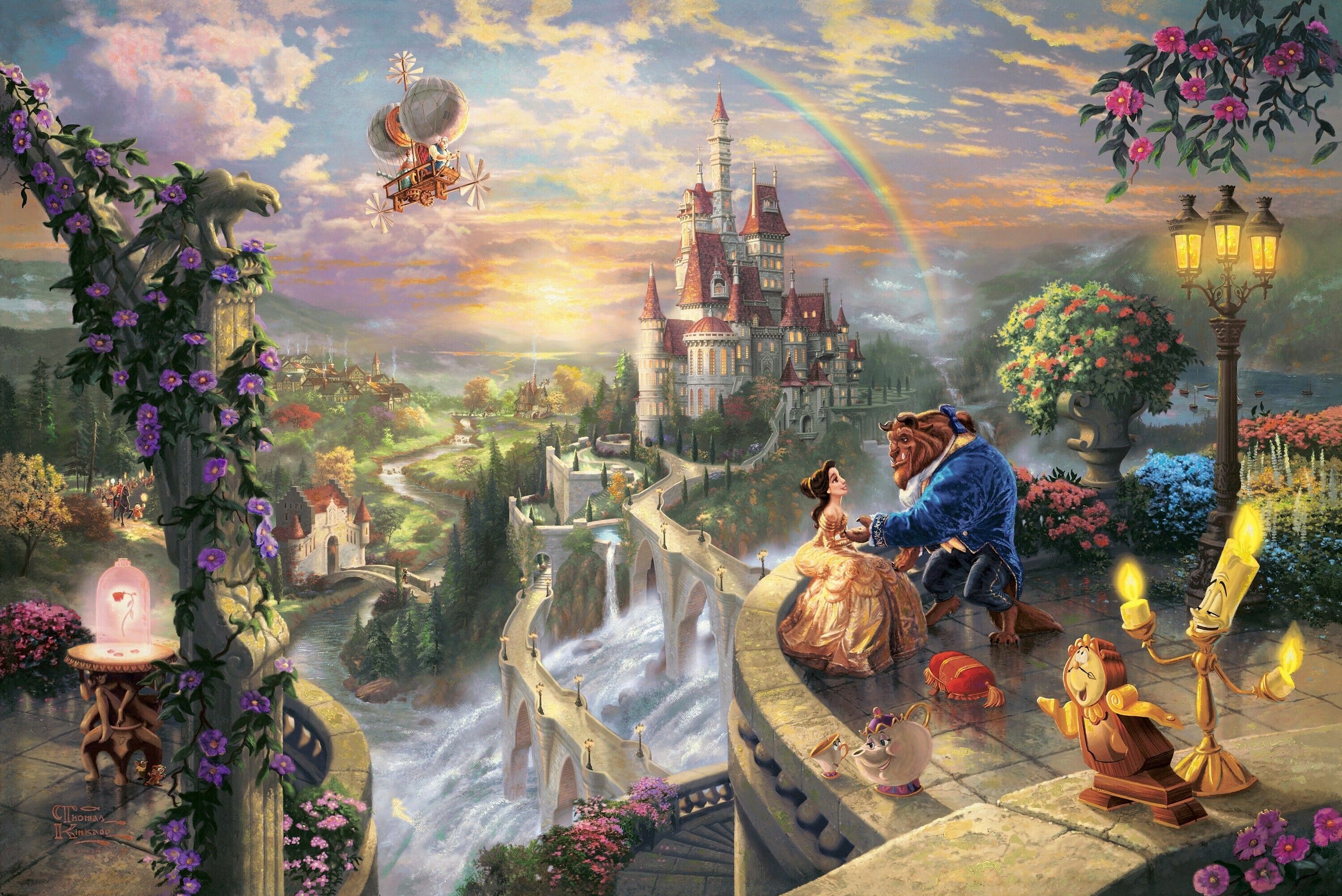 3000x2003 Beauty and the Beast Wallpaper